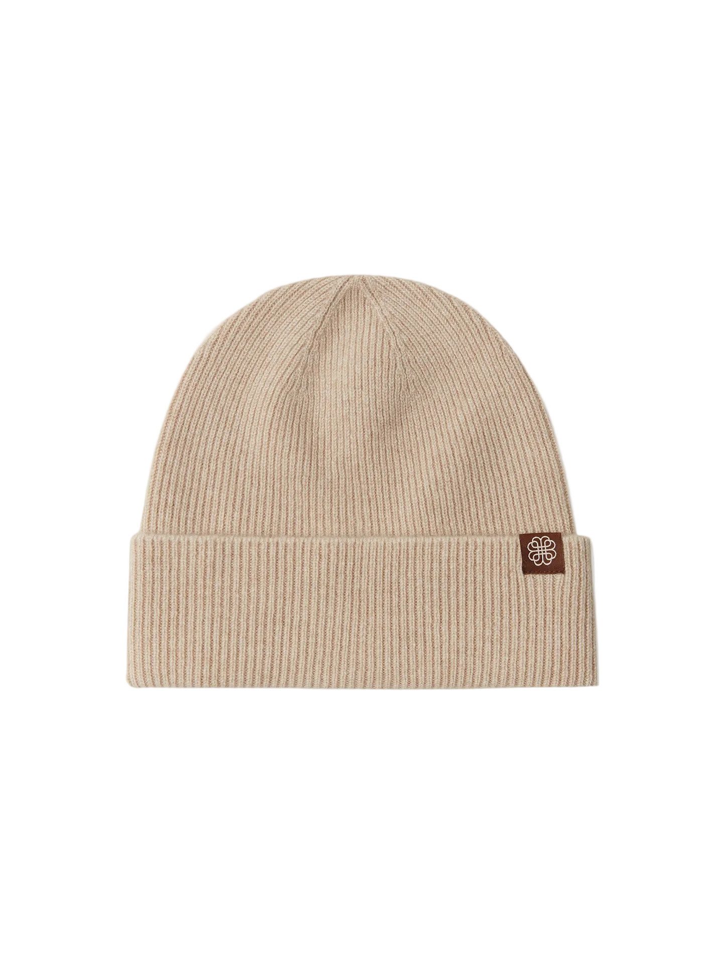 GOBI Cashmere Beanie Rippenstrick Kaschmir Mütze