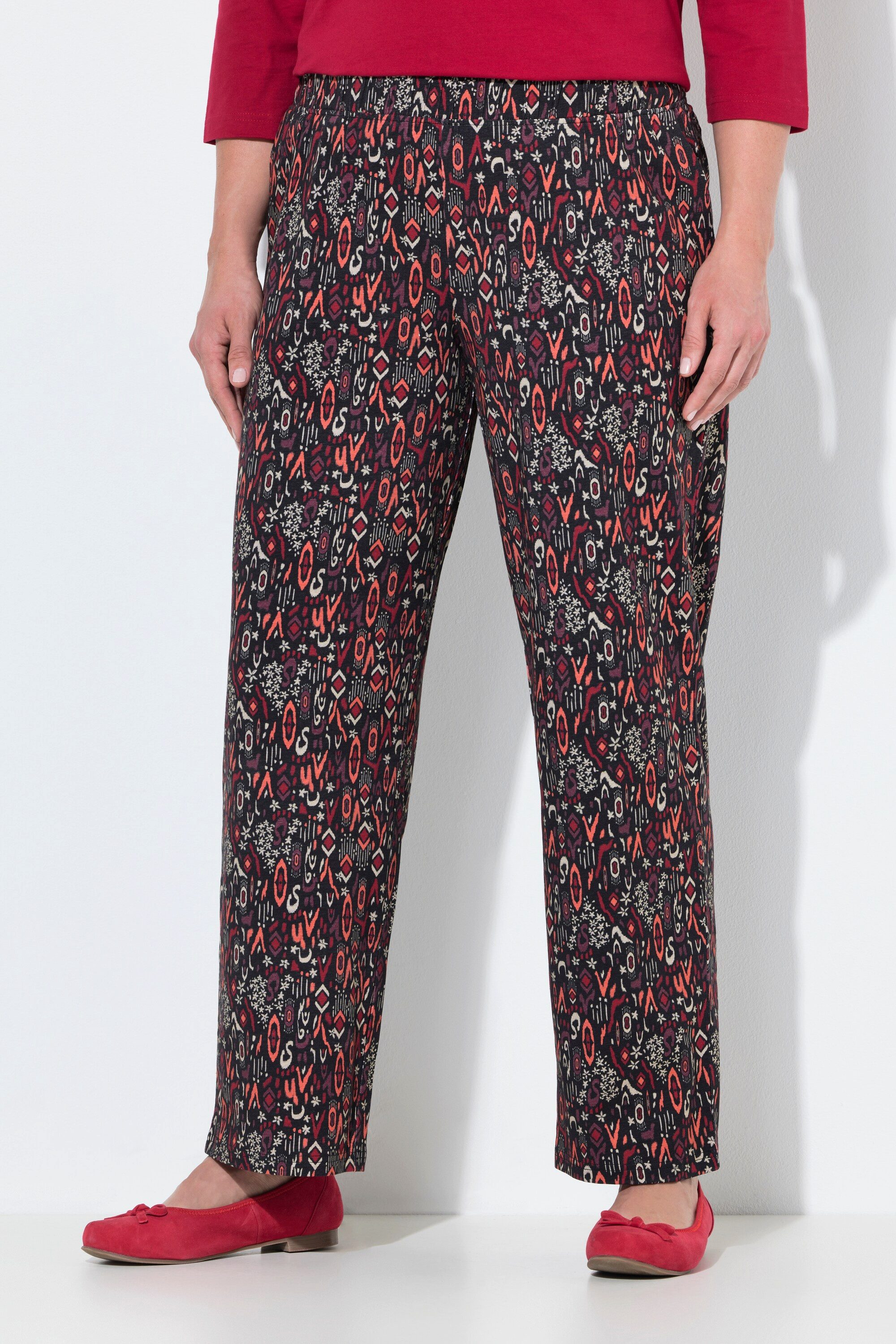 Ulla Popken Schlupfhose Jerseyhose weites gerades günstig online kaufen