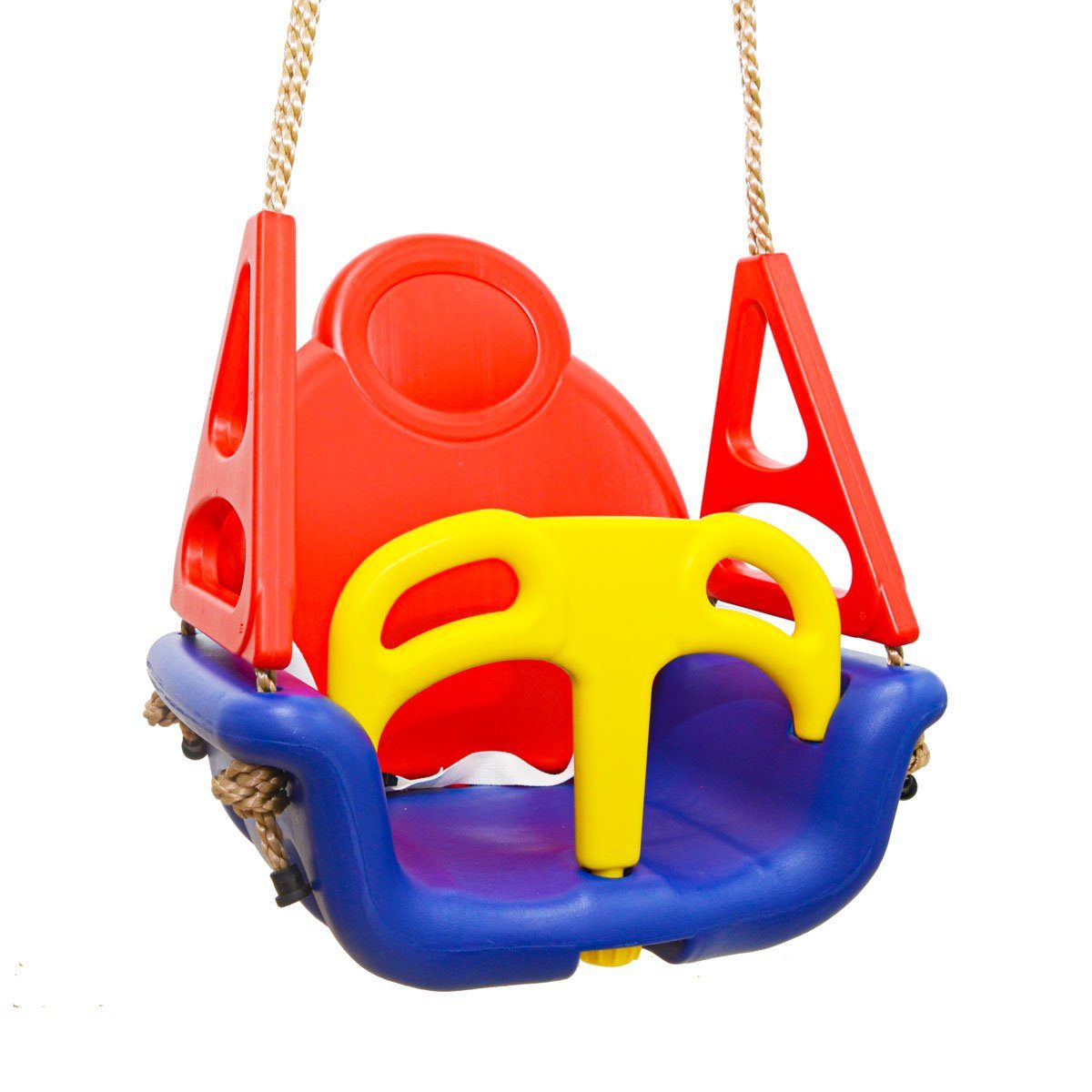 Kinderschaukel 3 in 1 60 kg Babysitz Schaukelgerüst Baby Swing Sitz 