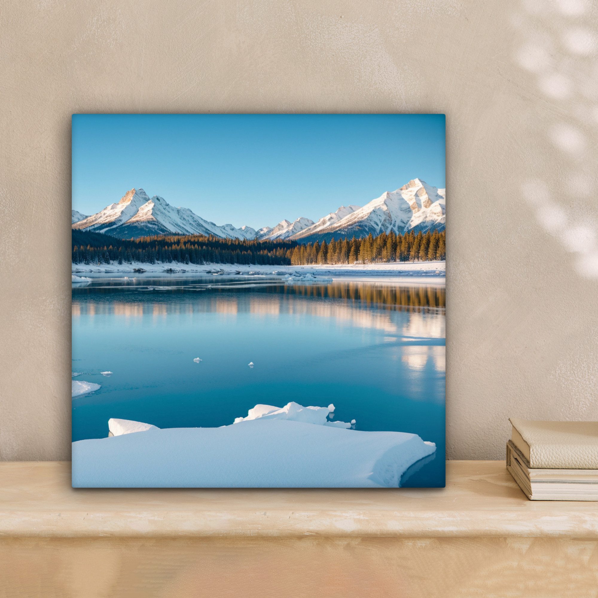 OneMillionCanvasses® Leinwandbild Landschaft - Winter - günstig online kaufen