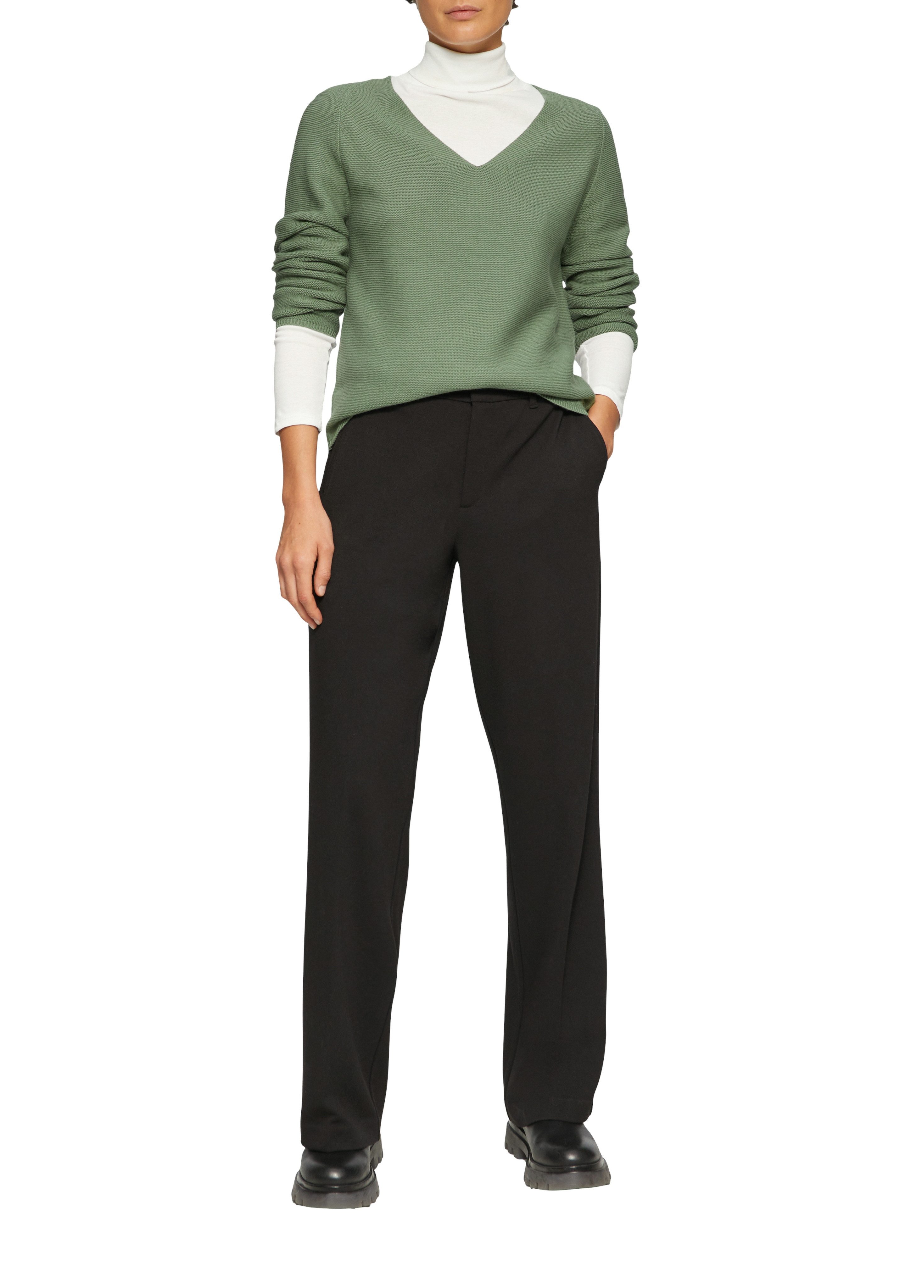 s.Oliver Strickpullover mit V-Ausschnitt günstig online kaufen