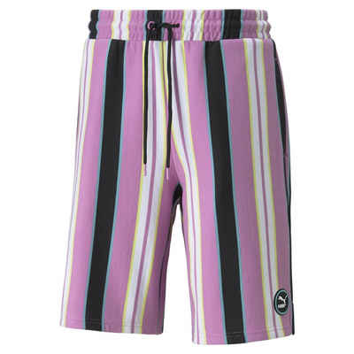 PUMA Shorts »SWxP Printed Longline Herren Shorts«