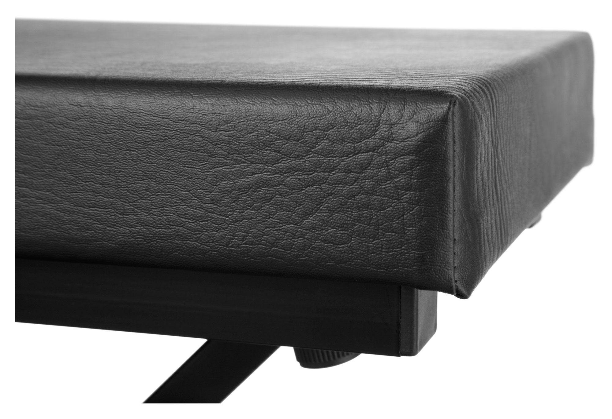 Classic Cantabile Keyboardbank Keyboardbank Deluxe schwarz höhenverstellbar Hocker, zusammenklappbar