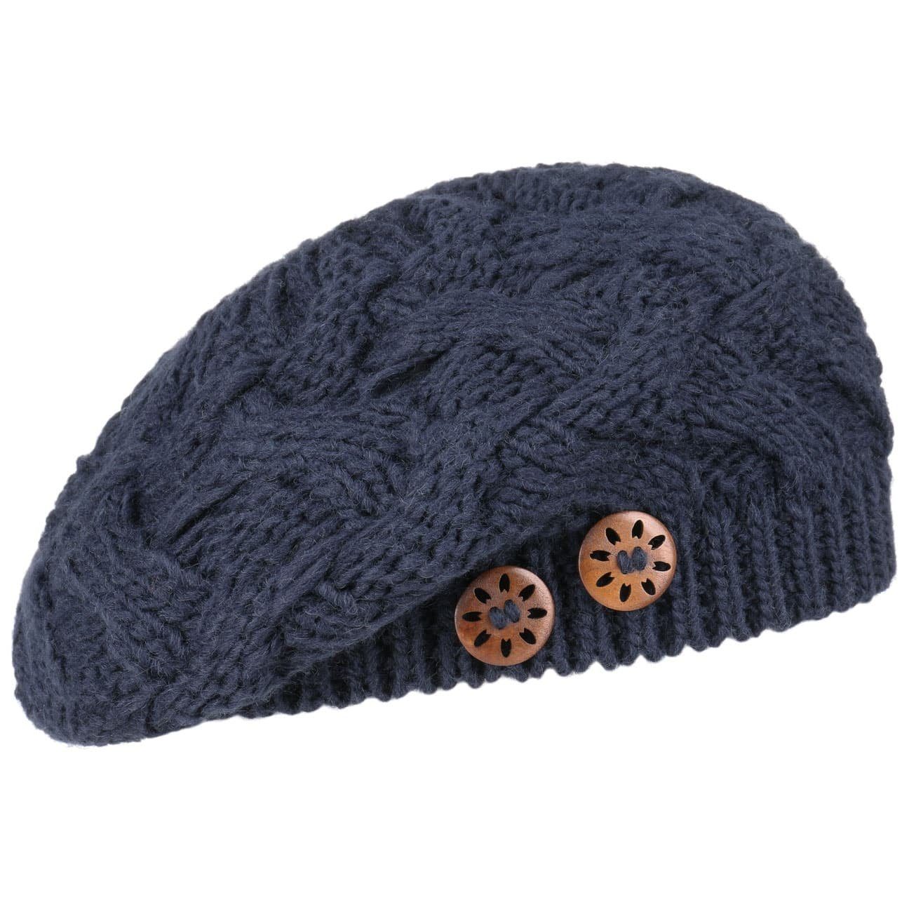 Lierys Baskenmütze (1-St) Strickbaske, Made in Germany