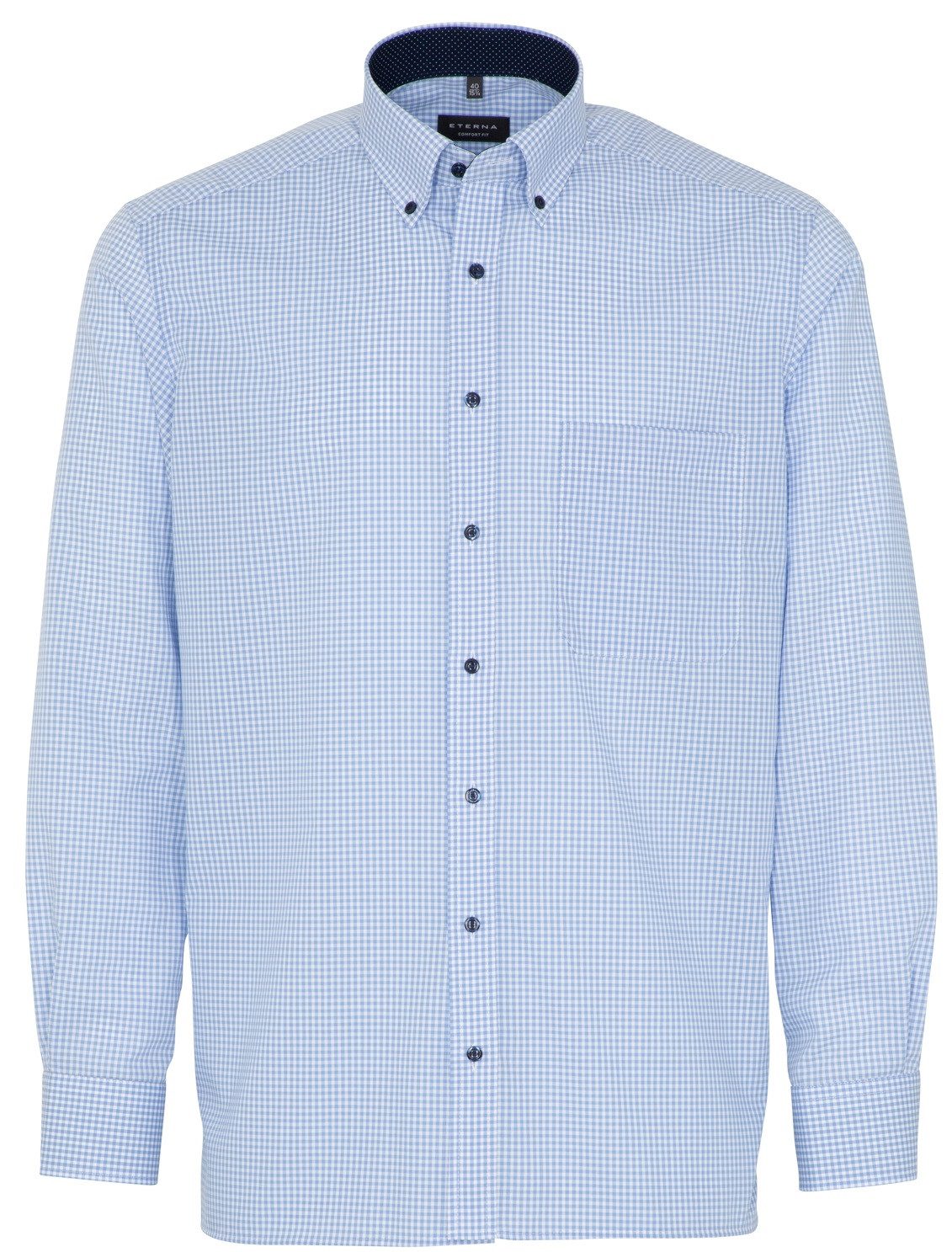 Eterna Langarmhemd 8913, Langarm-Hemd Comfort Fit Green Level günstig online kaufen