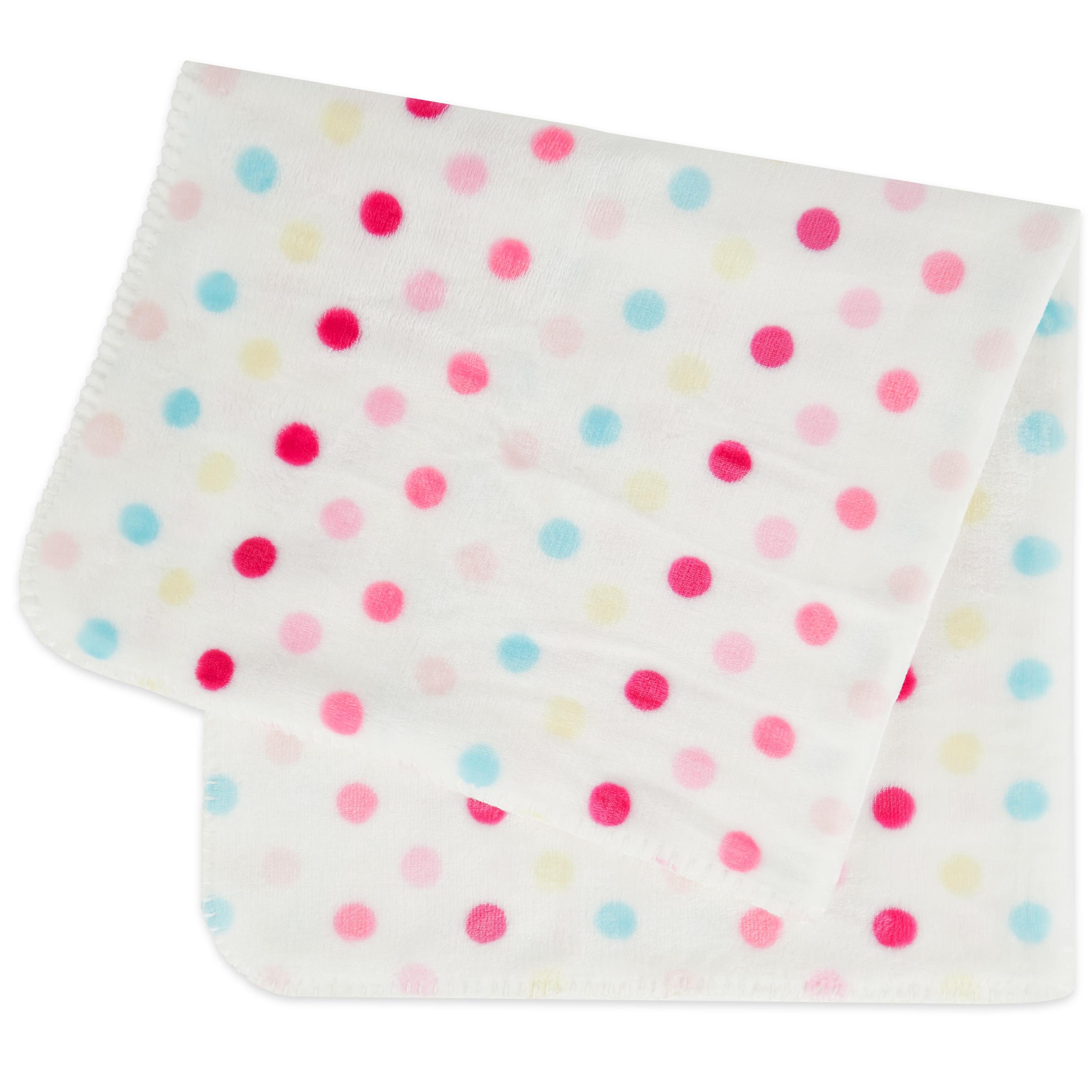 Krabbeldecke Bieco Baby Kuscheldecke Fleece Dots Pink Flauschige Decke Kuscheldecke Baby Kinder Kuscheldecke Dünne Decke Flauschig Baby Blanket Kuscheldecke Kinder Geschenk zur Geburt Junge- und Mädchen, BIECO