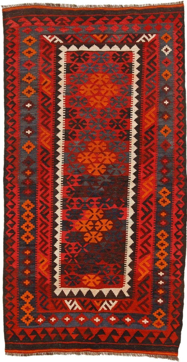 Orientteppich Kelim Afghan Antik 105x193 Handgewebter Orientteppich Läufer, Nain Trading, rechteckig, Höhe: 3 mm