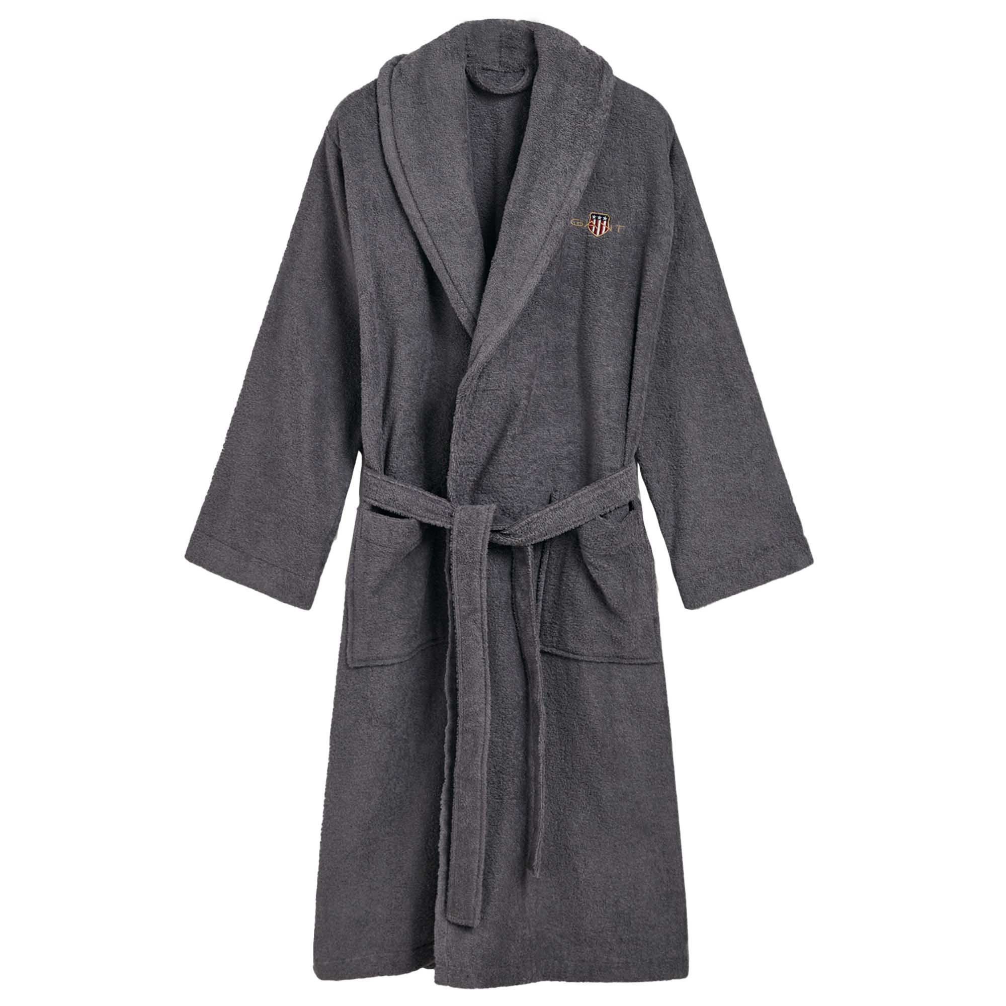 Gant Bademantel Unisex Bademantel Baumwolle, Baumwolle