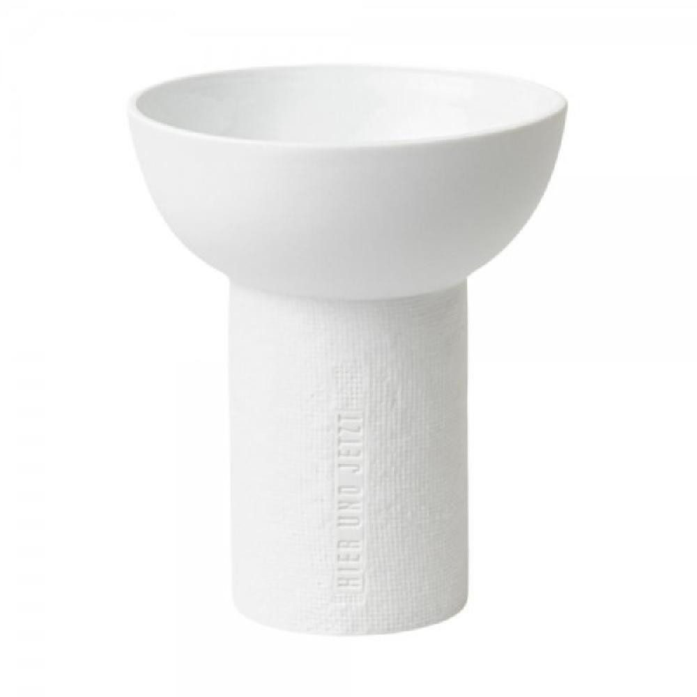 Räder Dekovase Design Vase Formsprache Hier und Jetzt Weiß (21cm)