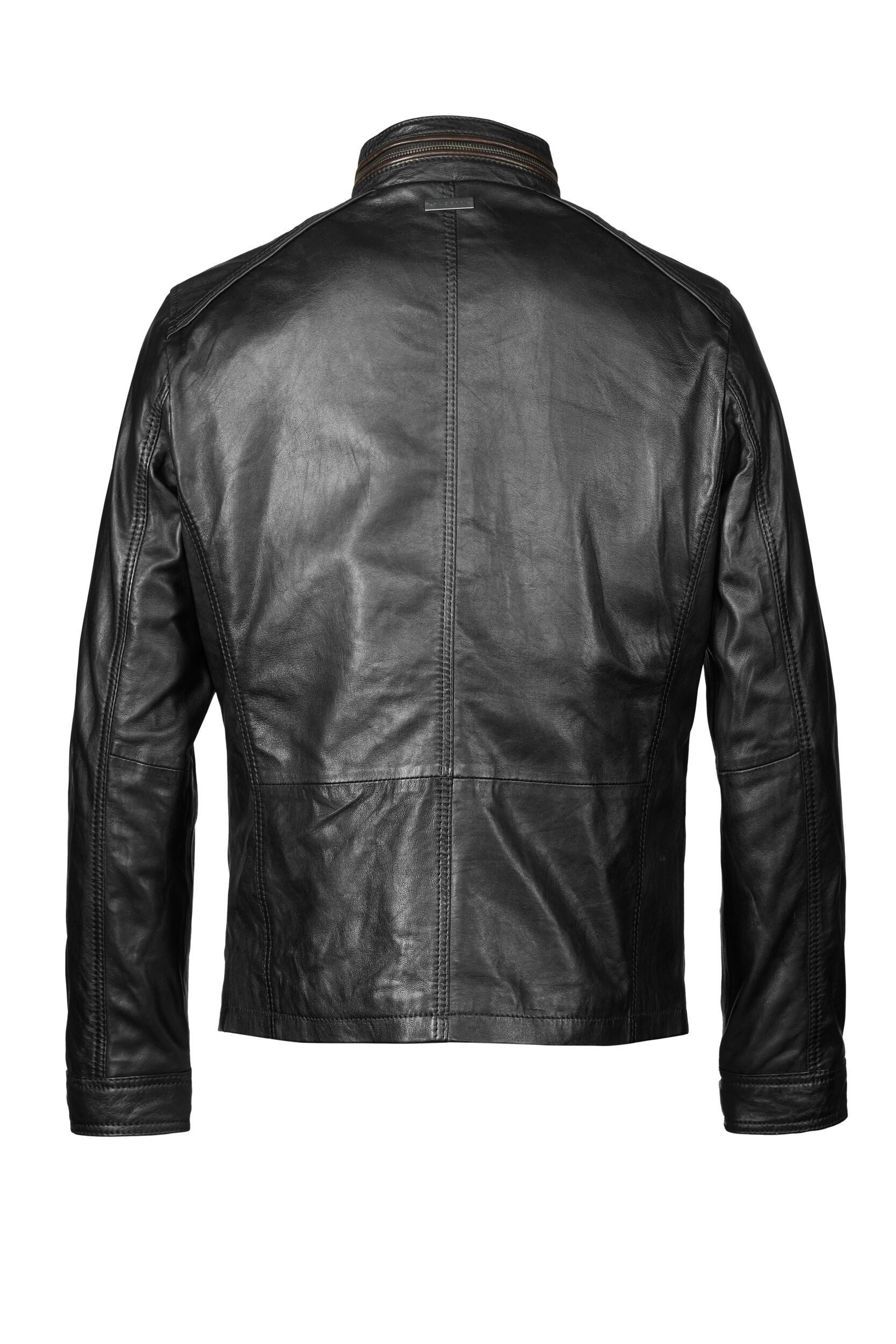 bugatti Lederjacke BURICCARDO (1-St) aus weichem Leder