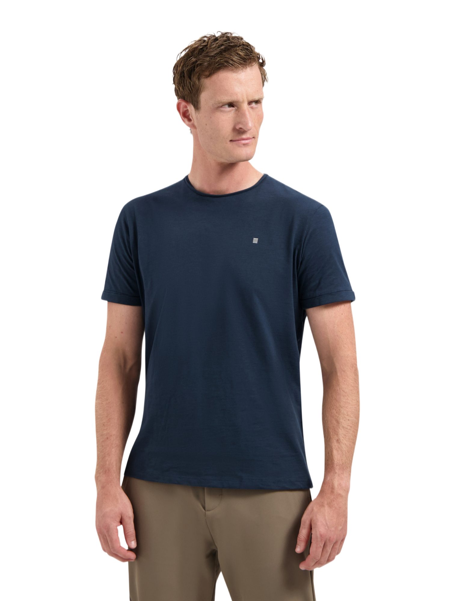 NO EXCESS Kurzarmshirt AYN- Timeless Basics