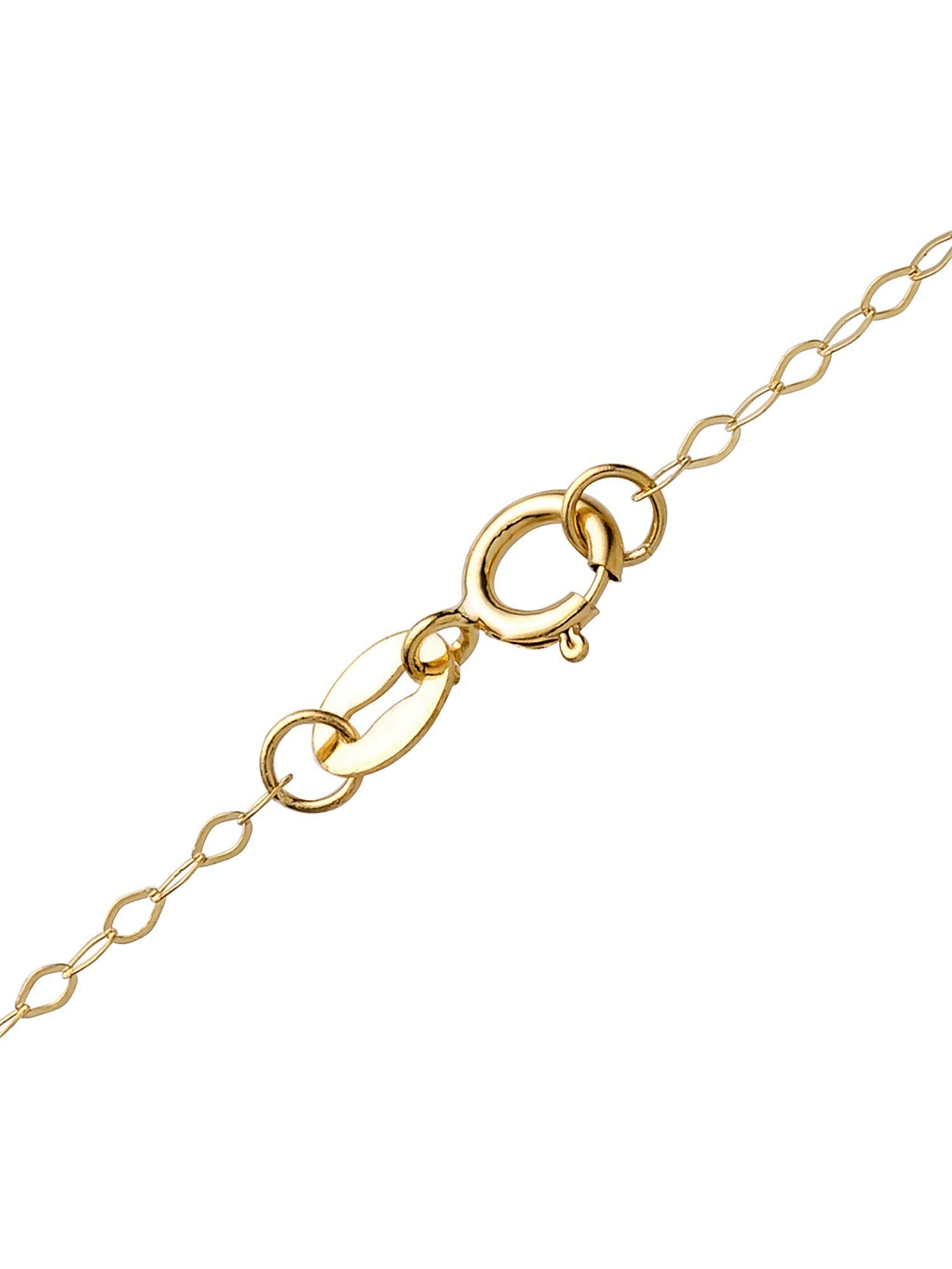V Kristall Disney Collier DISNEY 375er Jewelry Gelbgold Mädchen-Kinderkette