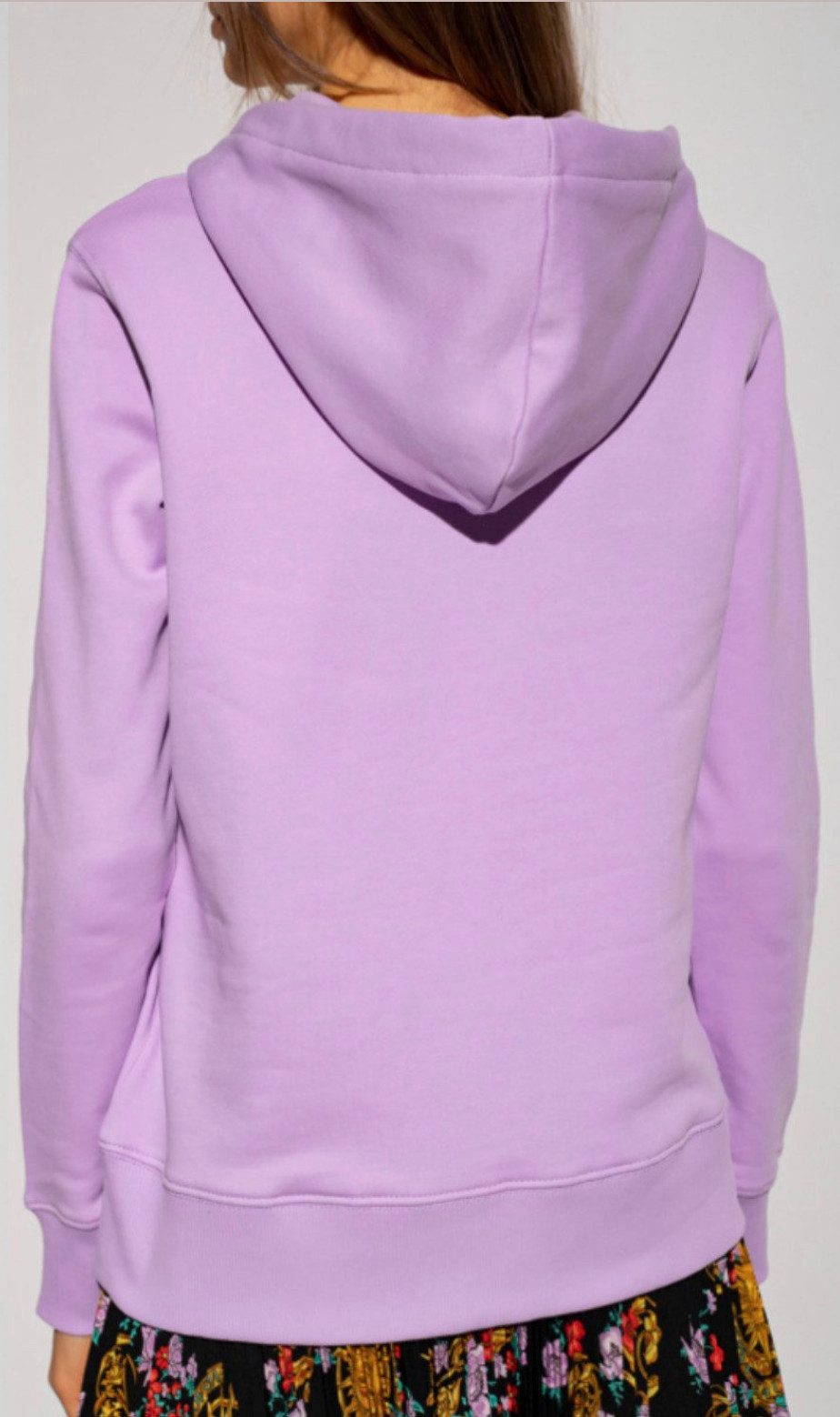 Versace Jeans Couture Hoodie Kapuzen-Sweatshirt Foil Logo Hoodie Pullover Hooded Sweater Mit Folien-Logo verziert