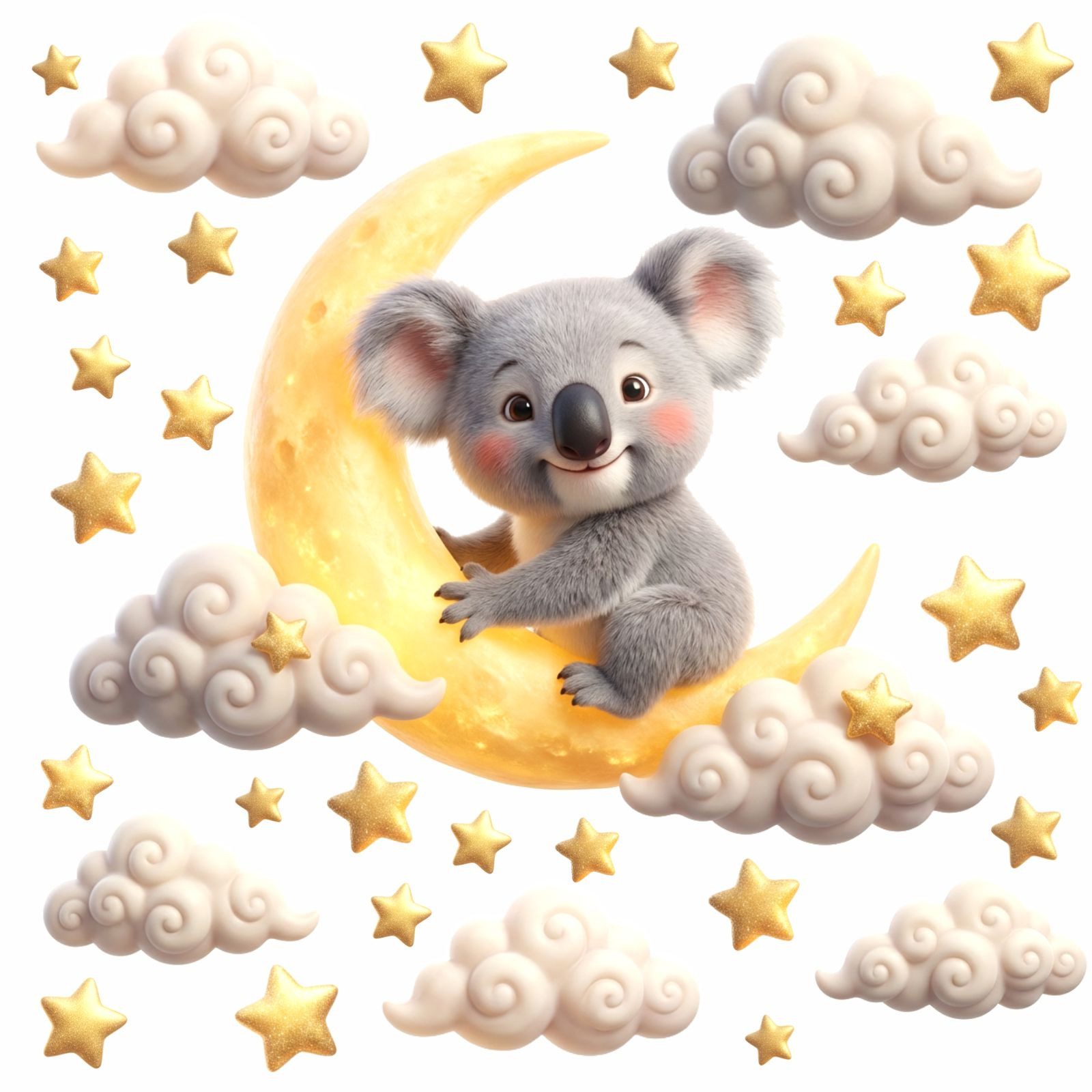 nikima Wandtattoo 271 Wandtattoo Mond mit Koala