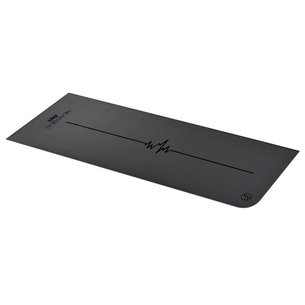 Airex Pilatesmatte Yoga-Matte Heartbeat, Weich, warm und bodenkälteisolierend