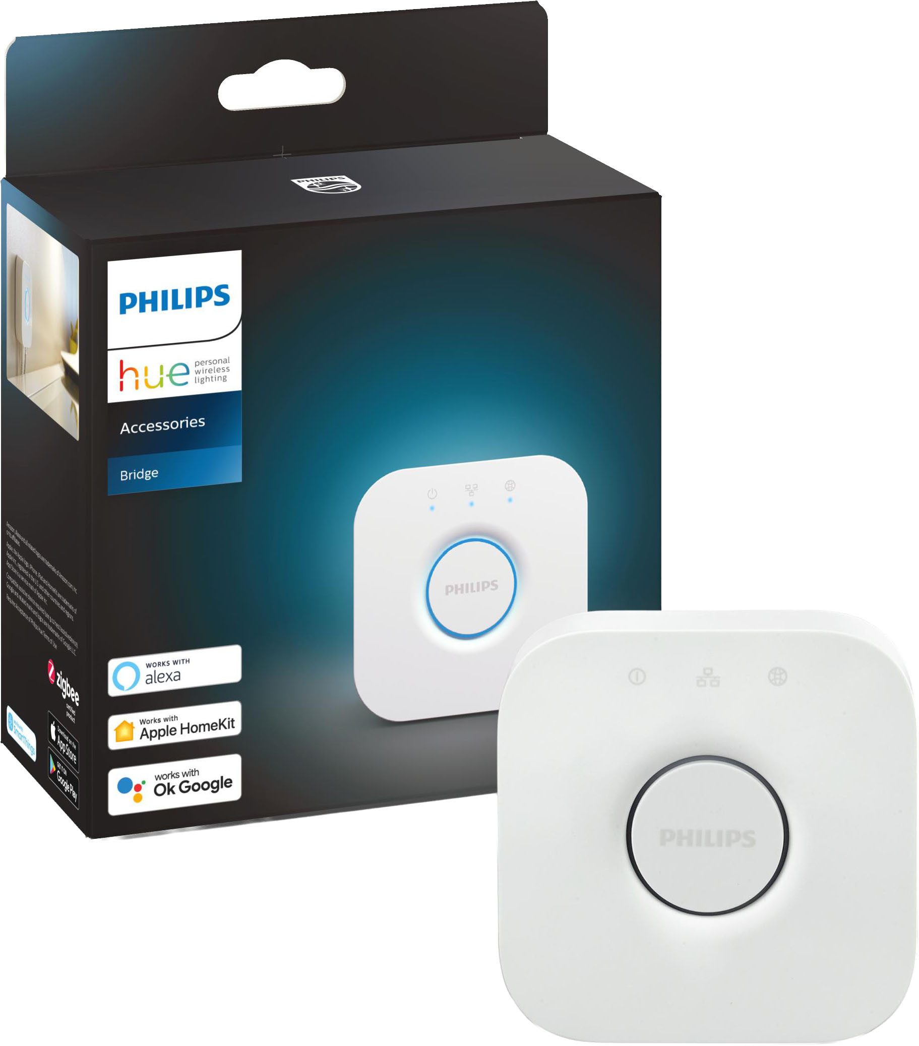 Philips Hue Verteiler Bridge smarte Schaltzentrale (3-St)