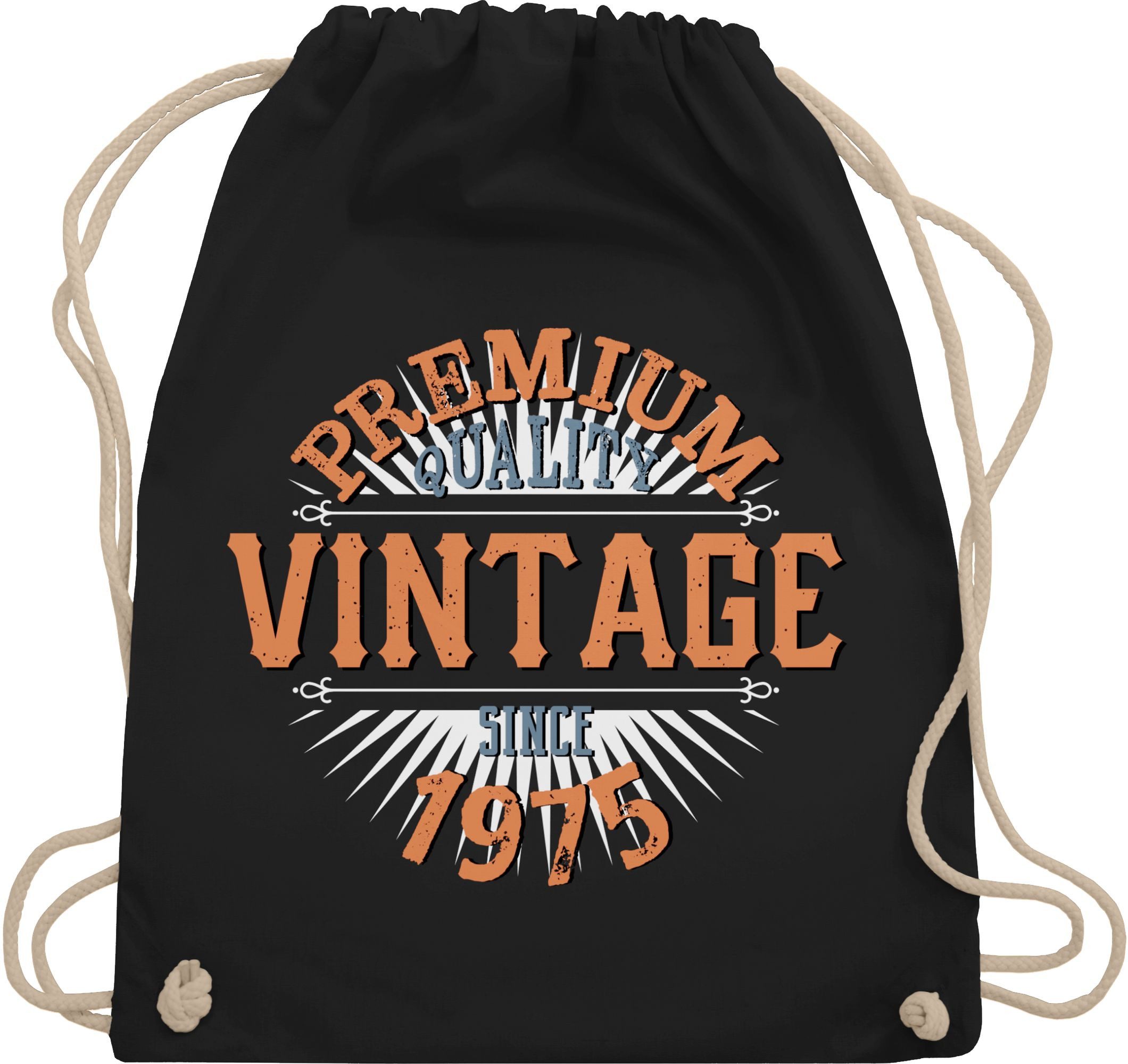 Turnbeutel Fünfzigster Vintage 1975