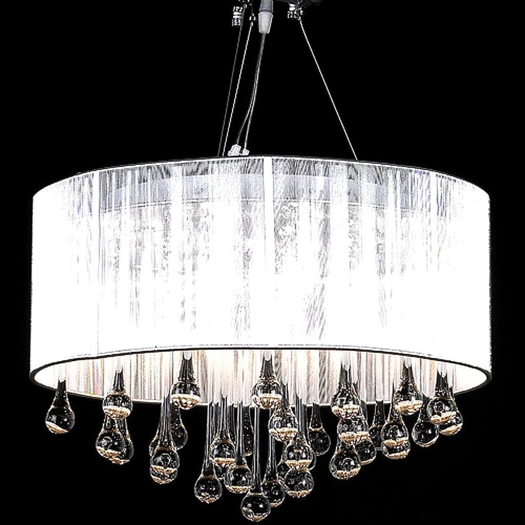 vidaXL Deckenleuchten NA Deckenlampe Deckenleuchte Hängelampe mit 85 Glasen Weiß