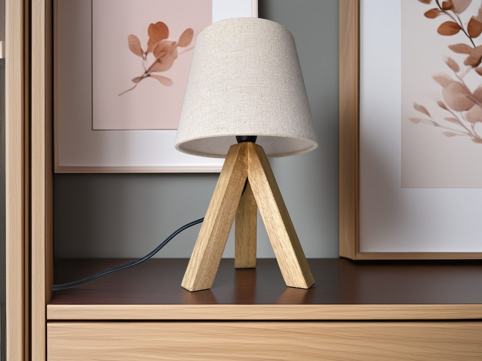 meineWunschleuchte Nachttischlampe, ohne Leuchtmittel, klein-e Skandi günstig online kaufen