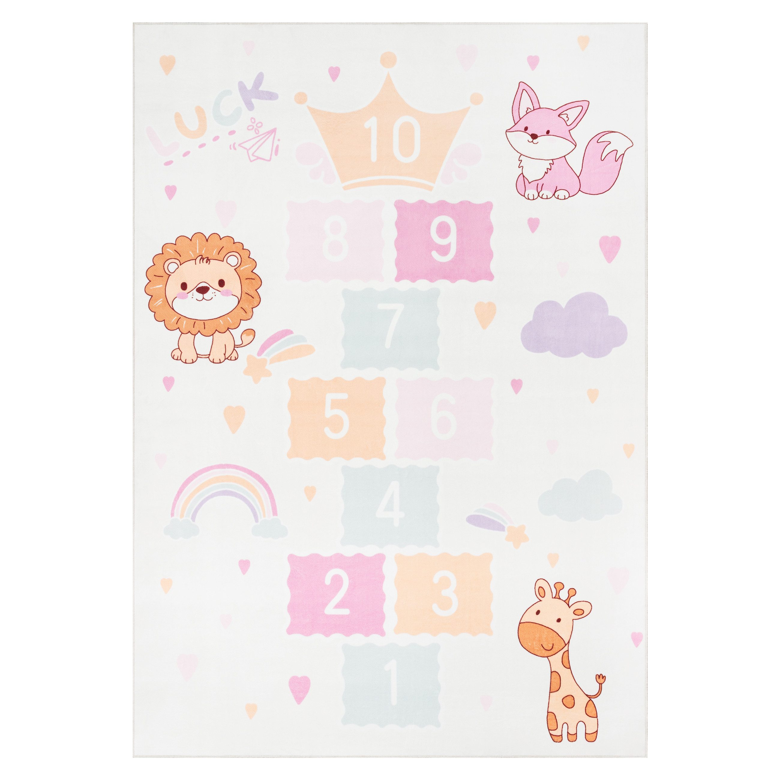 Tapiso Kinderteppich KIDS, rechteckig, Höhe: 6 mm, rutschhemmend