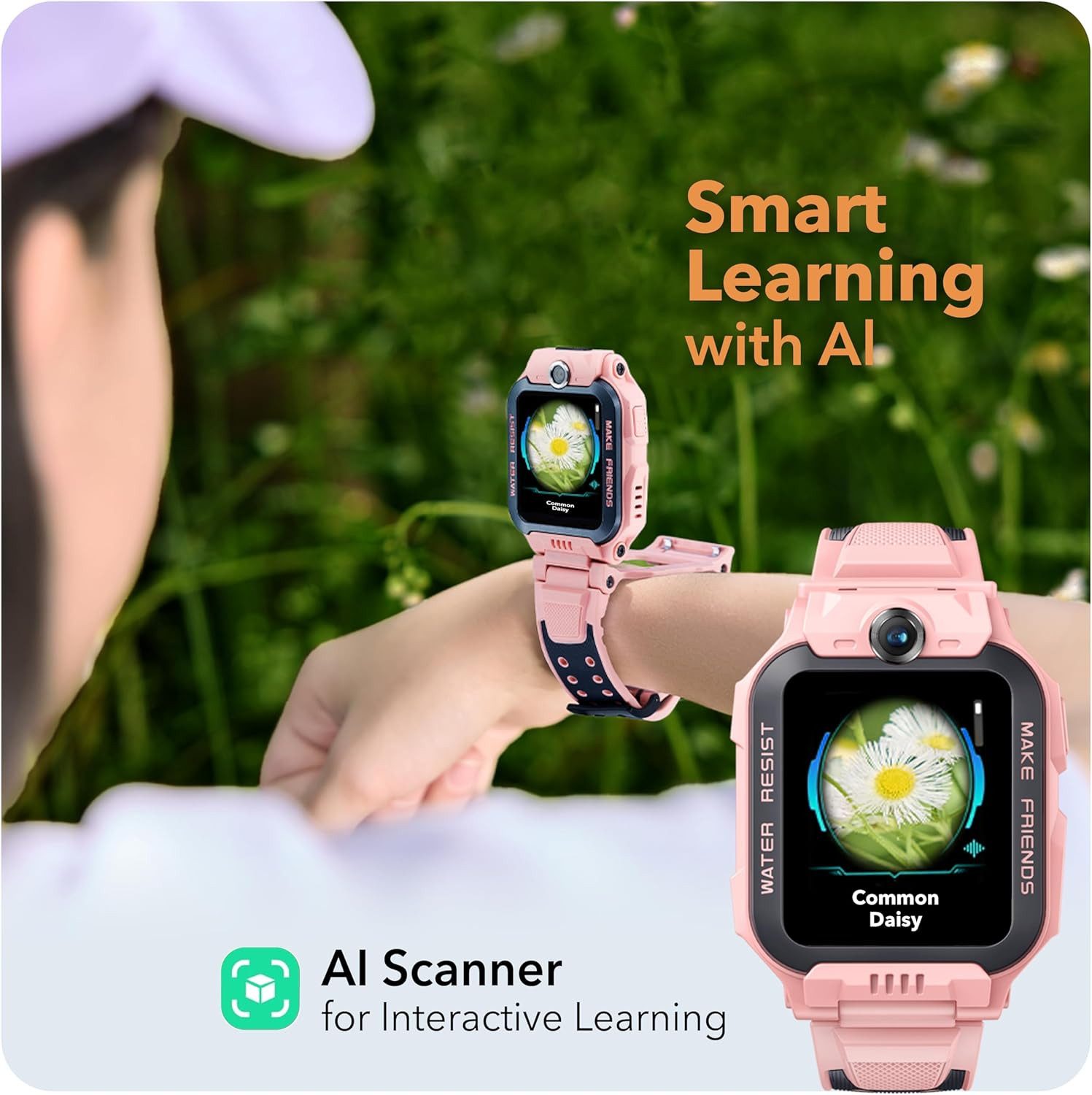 imoo Z7 Smartwatch (3,9 cm, sim karte), Kinder Smartwatch mit Videoanruf, GPS-Ortung, Fitness