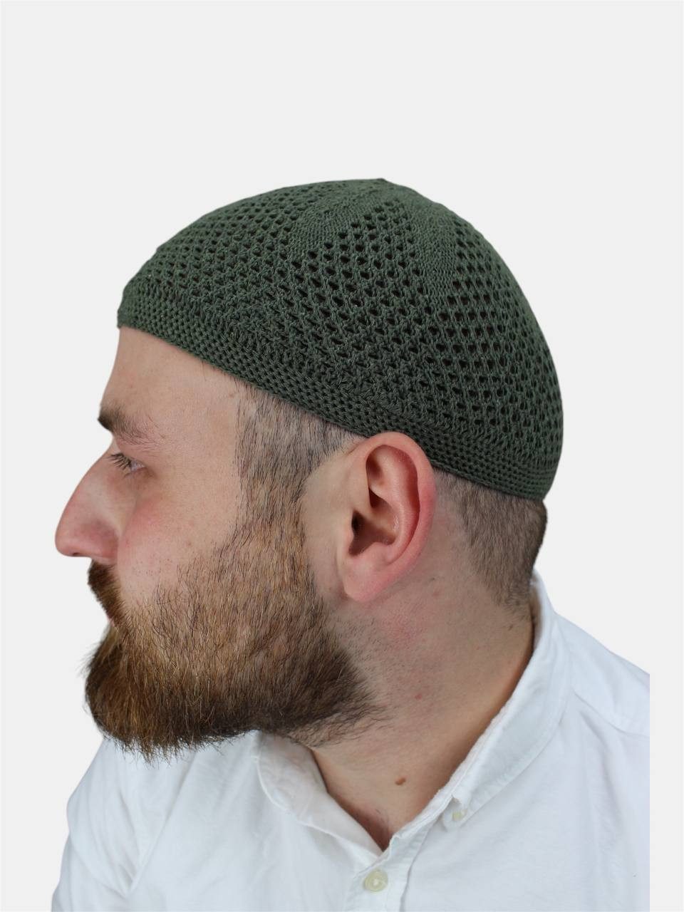Aymasal Strickmütze Handgestrickte elastische Gebetsmütze Herren Islamische günstig online kaufen