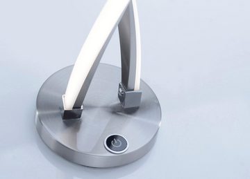 Paul Neuhaus Tischleuchte POLINA, Dimmfunktion, LED fest integriert, Warmweiß, festverbaute LED-Leuchtmitteln, dimmbar über Touchdimmer, warmweiß