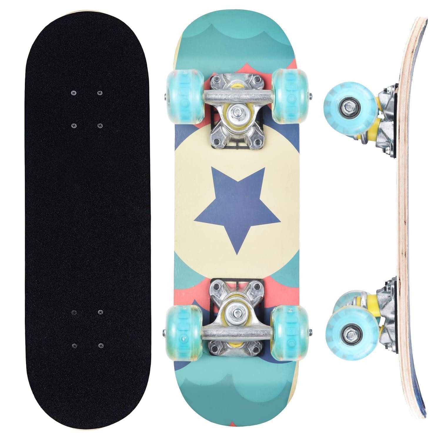 LuxusKollektion Skateboard Skateboard 17x5 Zoll Kinder Ahorn-Deck (1-St)