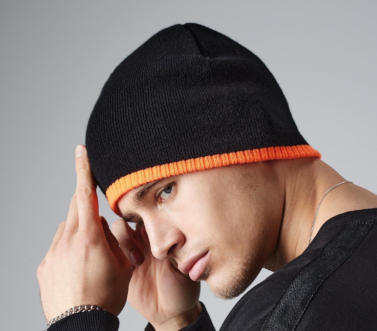 Beechfield® Beanie Herren Strickmütze Jersey-Mütze Wintermütze günstig online kaufen