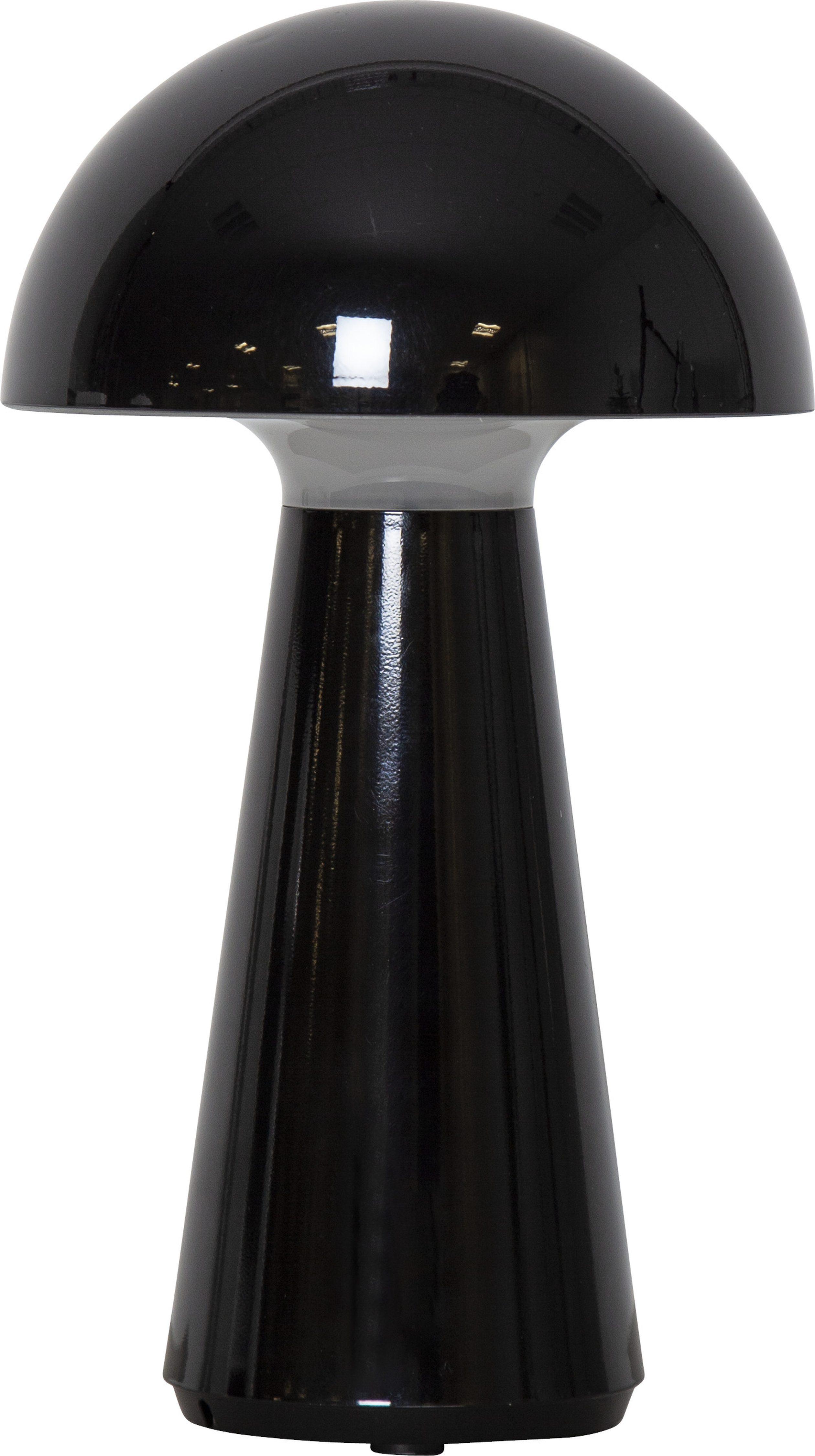 STAR TRADING LED Tischleuchte Tischlampe Mushroom, USB-Anschluss mit Ladefunktion, LED fest integriert, Warmweiß, Akku-Tischleuchte, 3-Stufen-Dimmung, Li-Ion-Akku