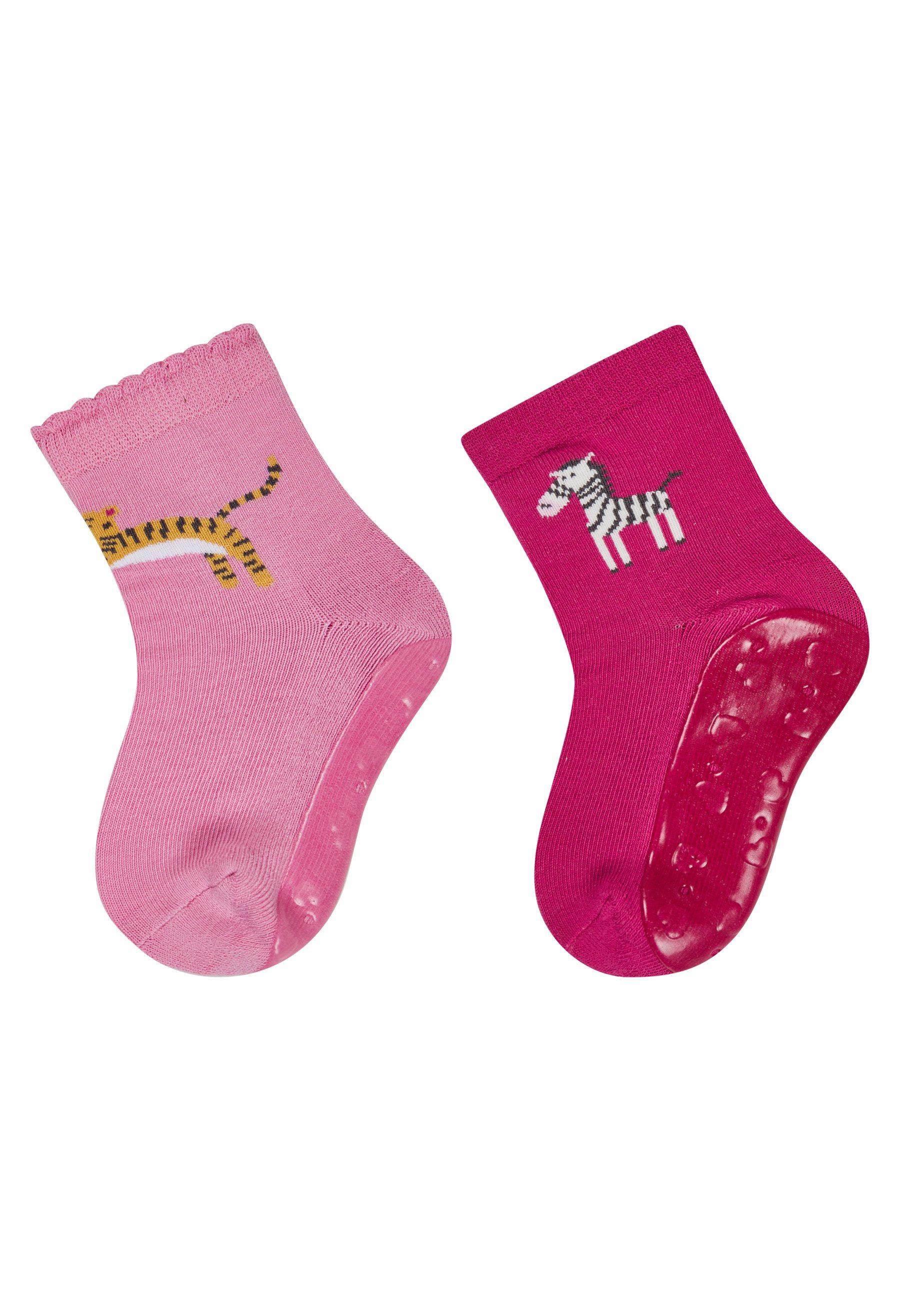 ABS-Socken Fliesen Flitzer AIR 2er-Pack Tiger
