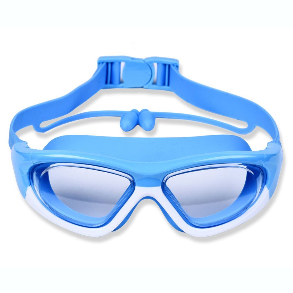Schwimmbrille Antibeschlag Mädchen Kinder und Schwimmbrille Taucherbrille Jungen wimm Blau für