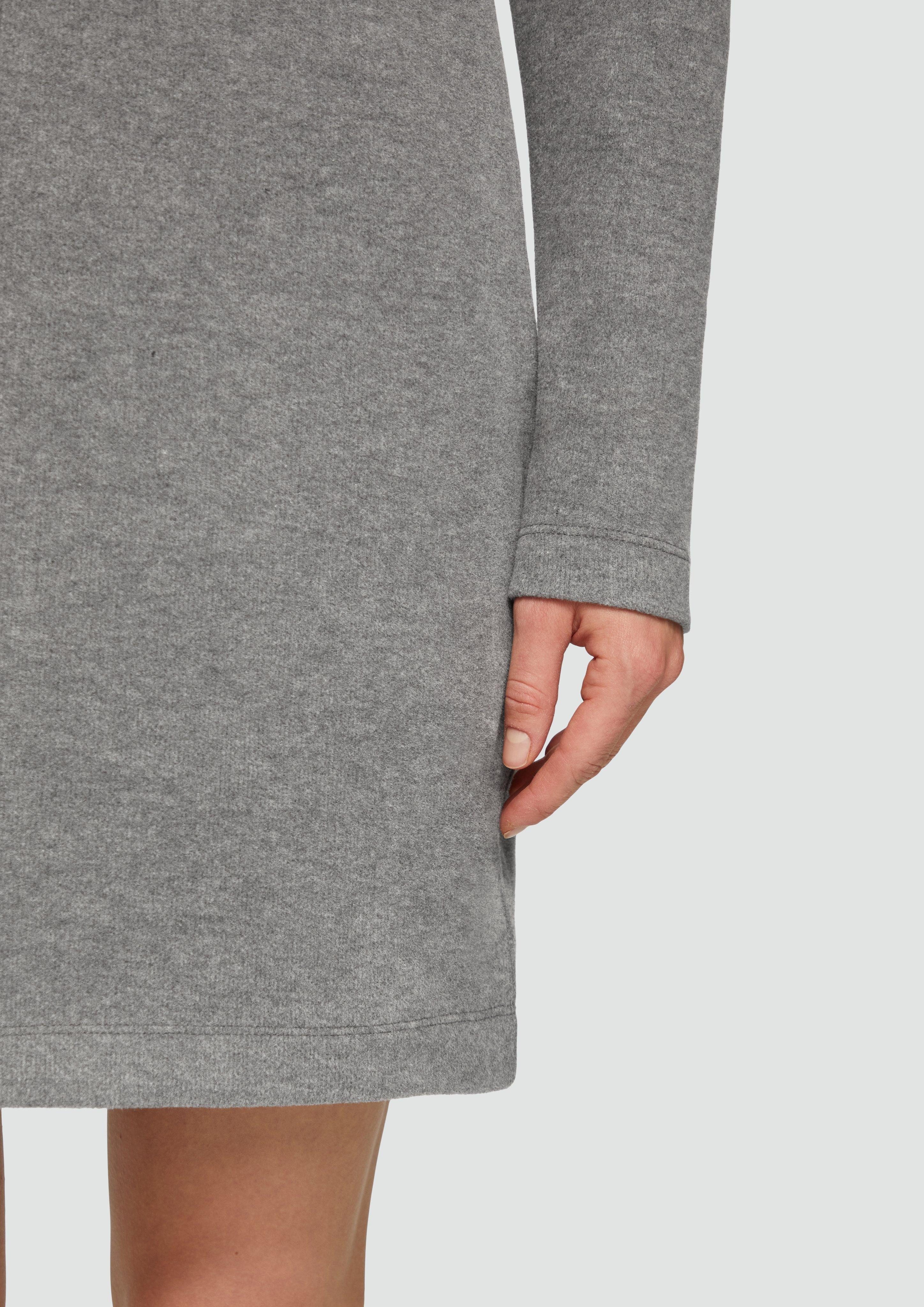 s.Oliver Minikleid Weiches Sweat-Kleid mit Ziernaht günstig online kaufen