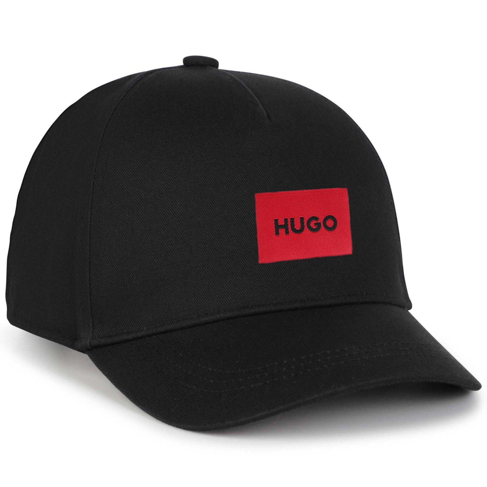 Logo HUGO mit Patch schwarz Baseball Kids HUGO Front Kappe Cap