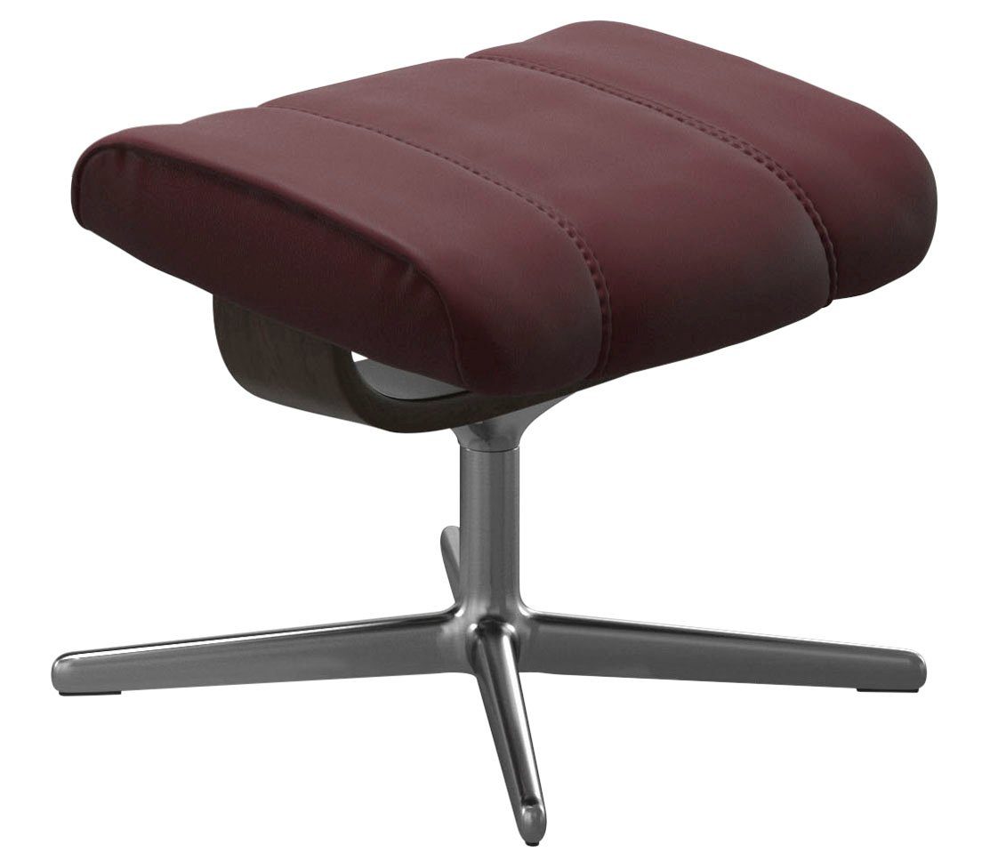 Stressless® Fußhocker Consul, mit Cross Base, Größe S, M & L, Holzakzent Wenge
