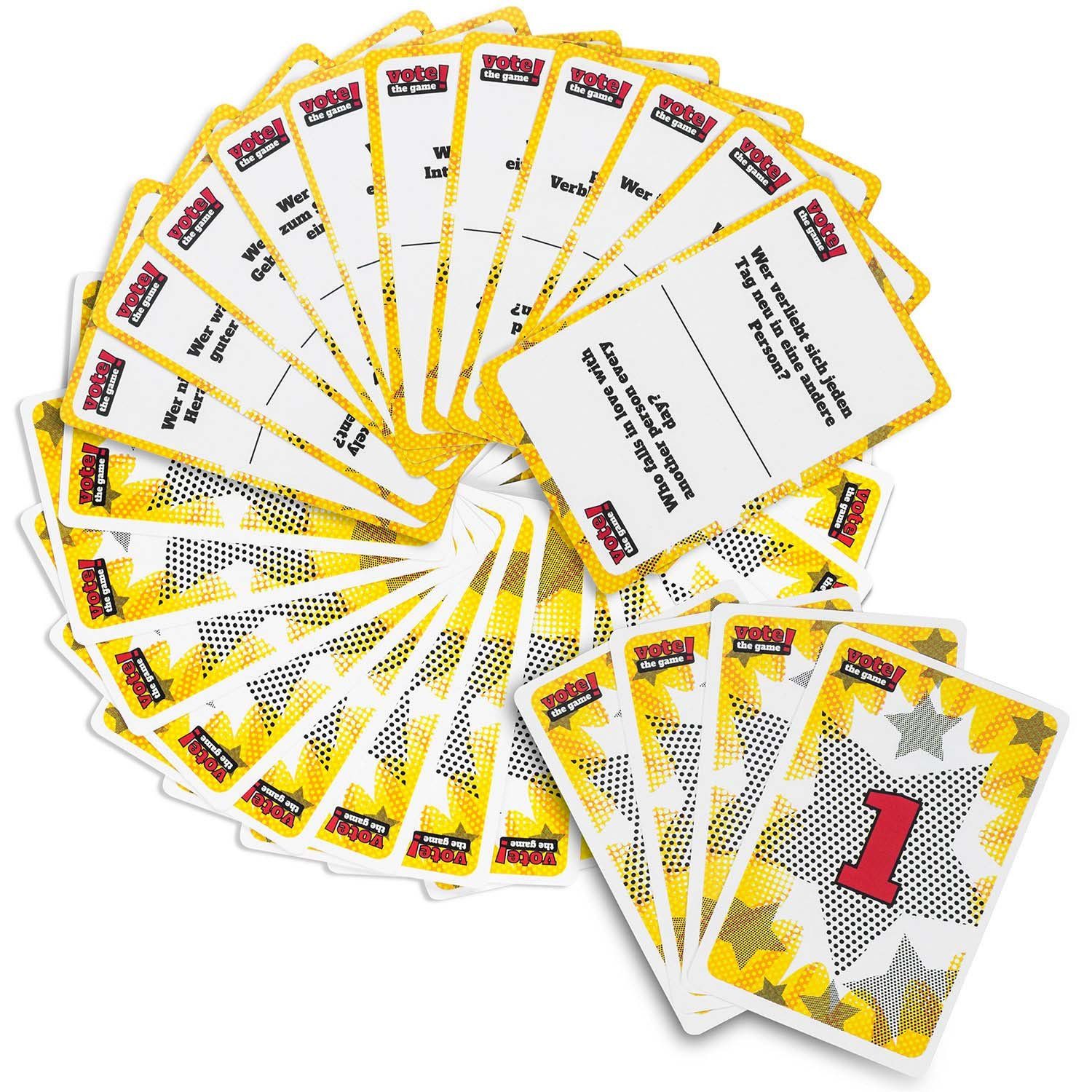 Goods+Gadgets Spiel The Voting Game – Personality Partyspiel, soziales & Gruppenspiel, The Voting Game Partyspiel, Lerne Deine Freunde Besser kennen!