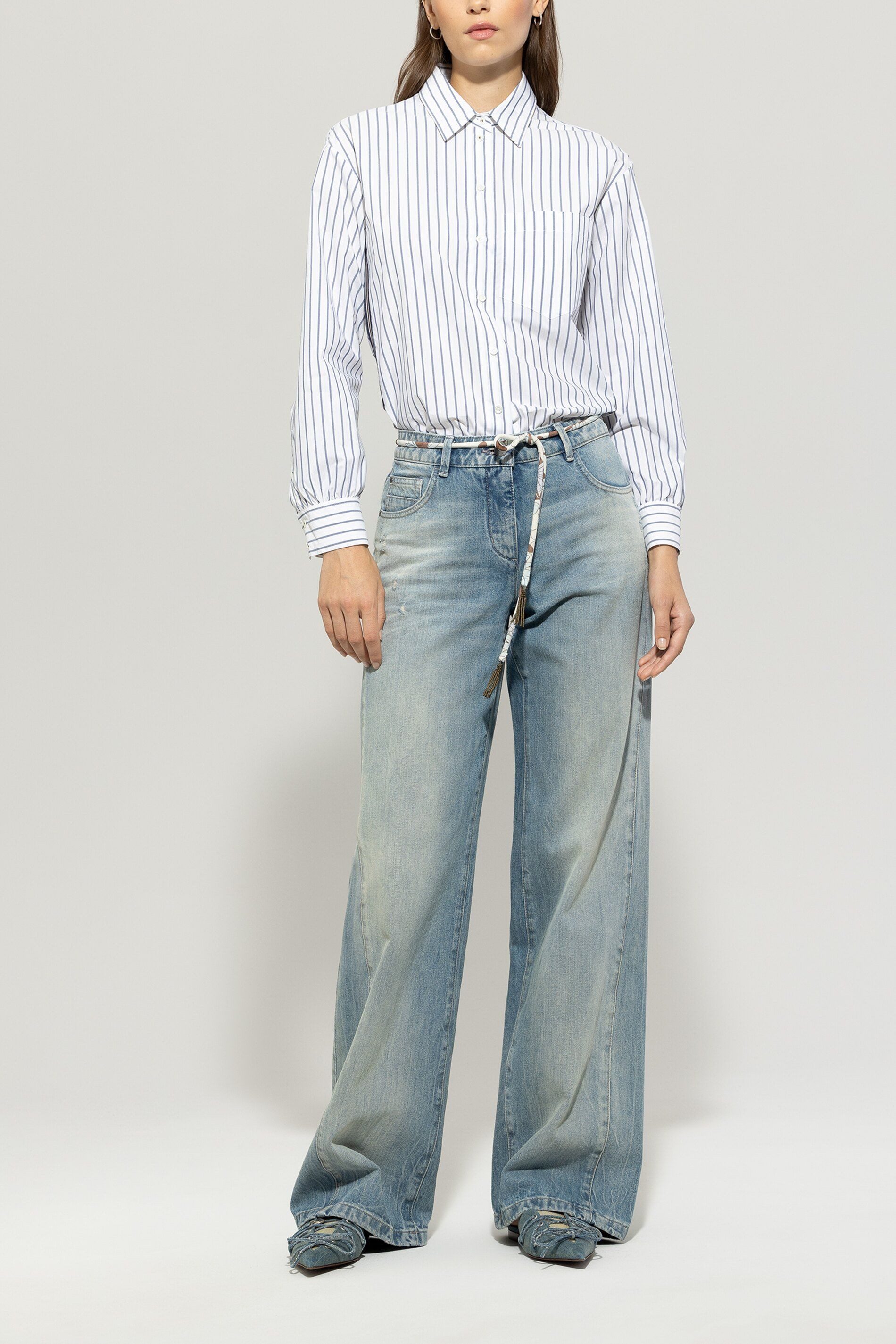 Luisa Cerano Langarmbluse