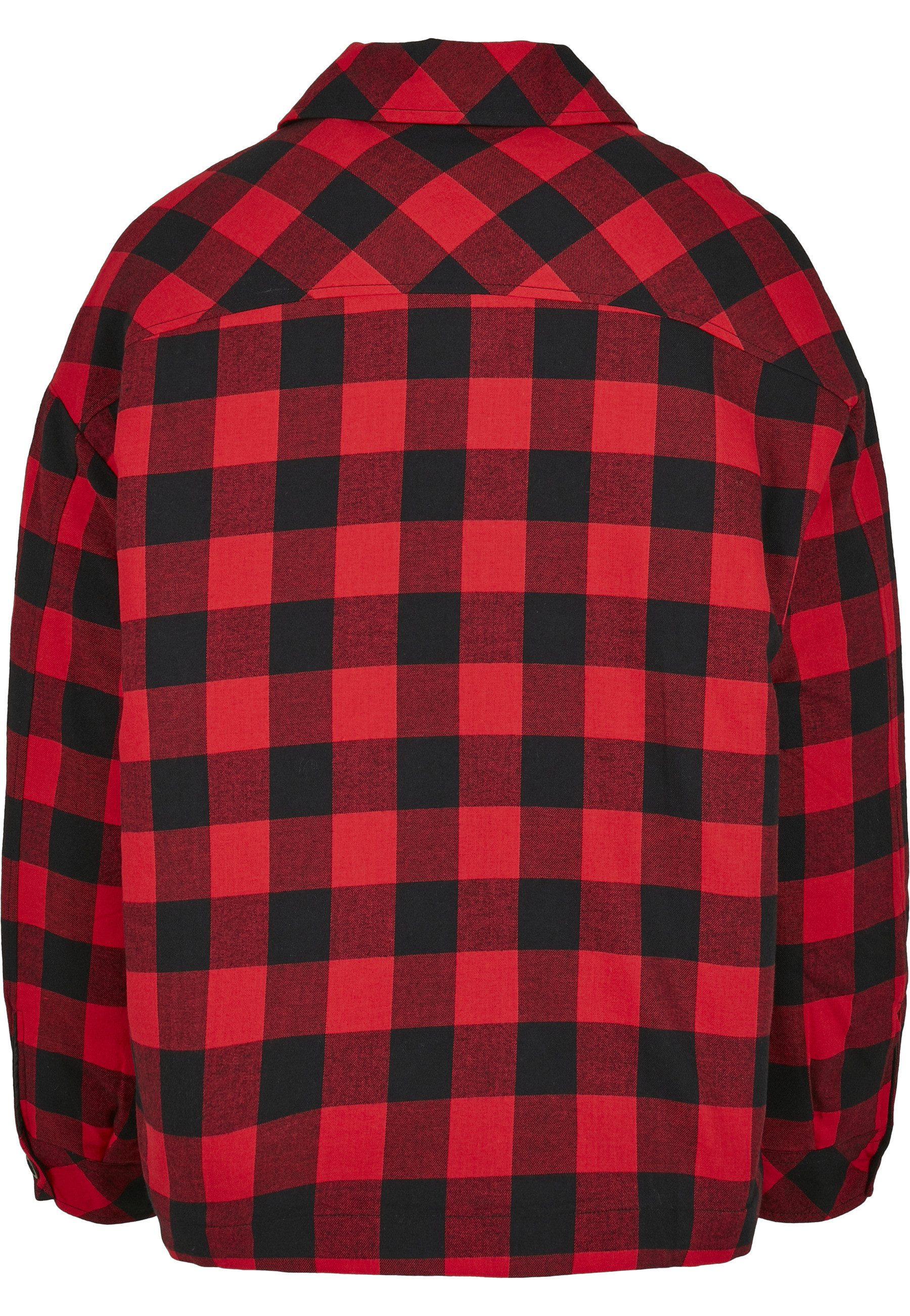 URBAN CLASSICS Hemdjacke Urban Classics Damen Ladies Flanell Padded Overshirt (1-St)