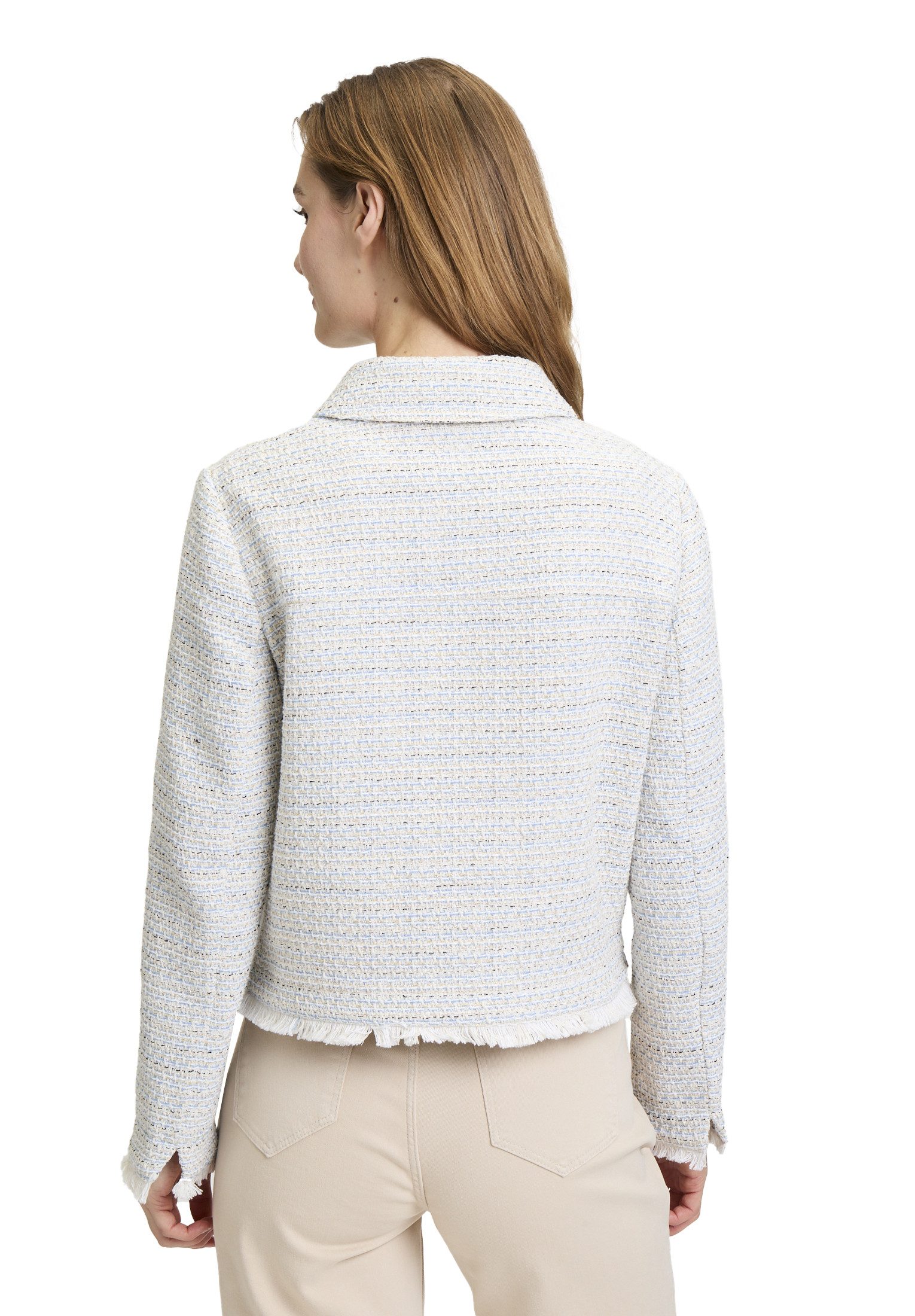 Cartoon Jackenblazer Damen mit Fransen Material