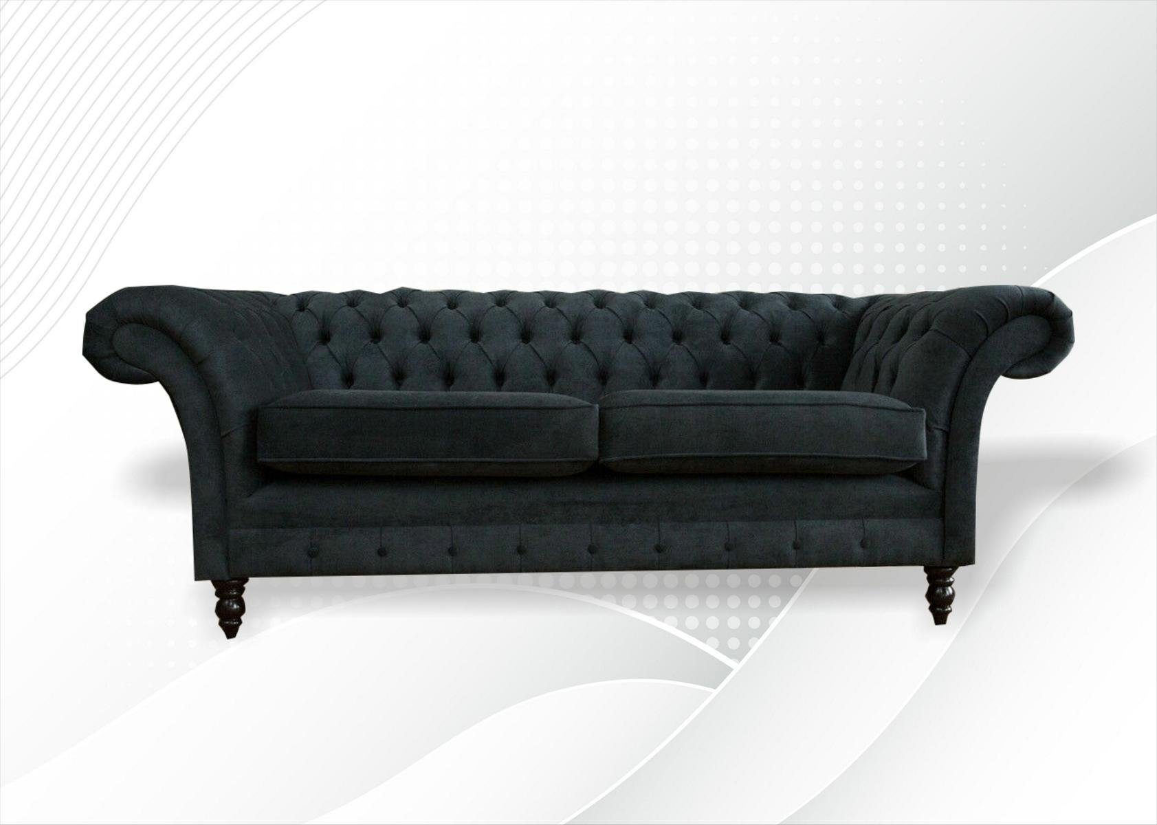 Design Sofa cm JVmoebel Couch 3-Sitzer, Sofa Sitzer 3 Chesterfield 225