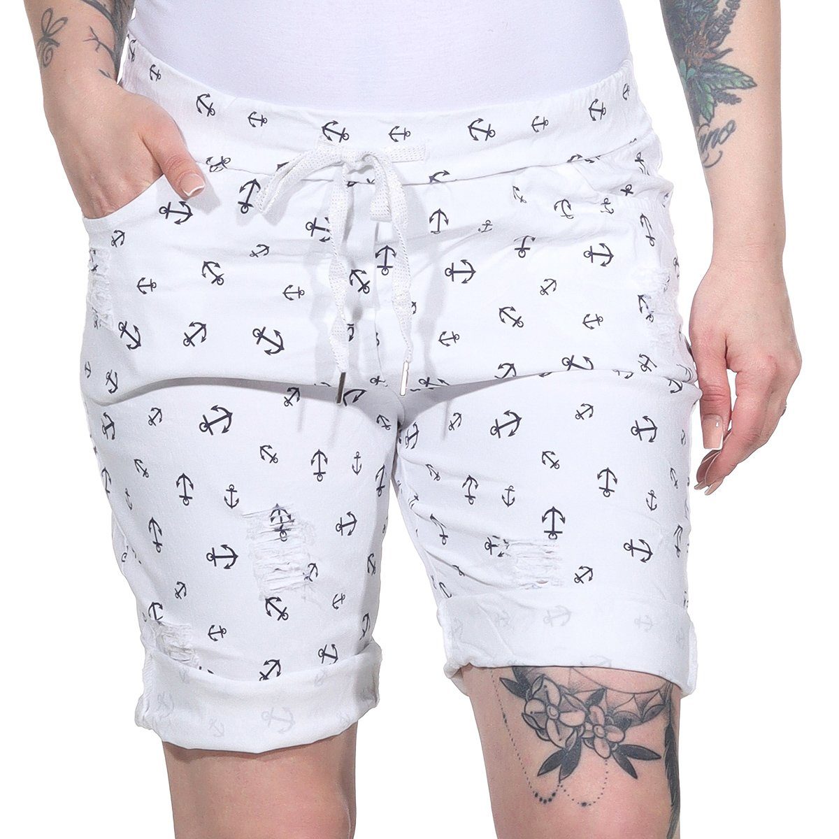 Aurela Damenmode Chinoshorts Kurze Damen Hose günstig online kaufen