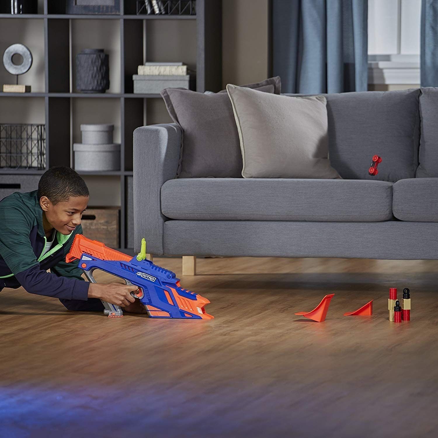 Nerf Rennbahn-Auto Hasbro Nerf Nitro C0787EU40 - Renn & Stuntautos MotoFury Rapid Rally