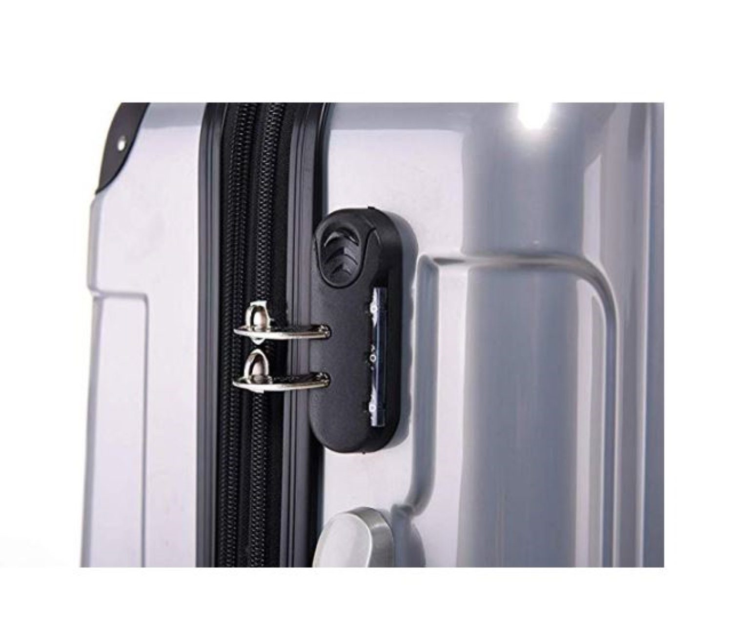 Beibye Trolleyset 2-teilig 65 + 55 cm, 4 Doppel-Rollen, Dehnfalte, div. Farben