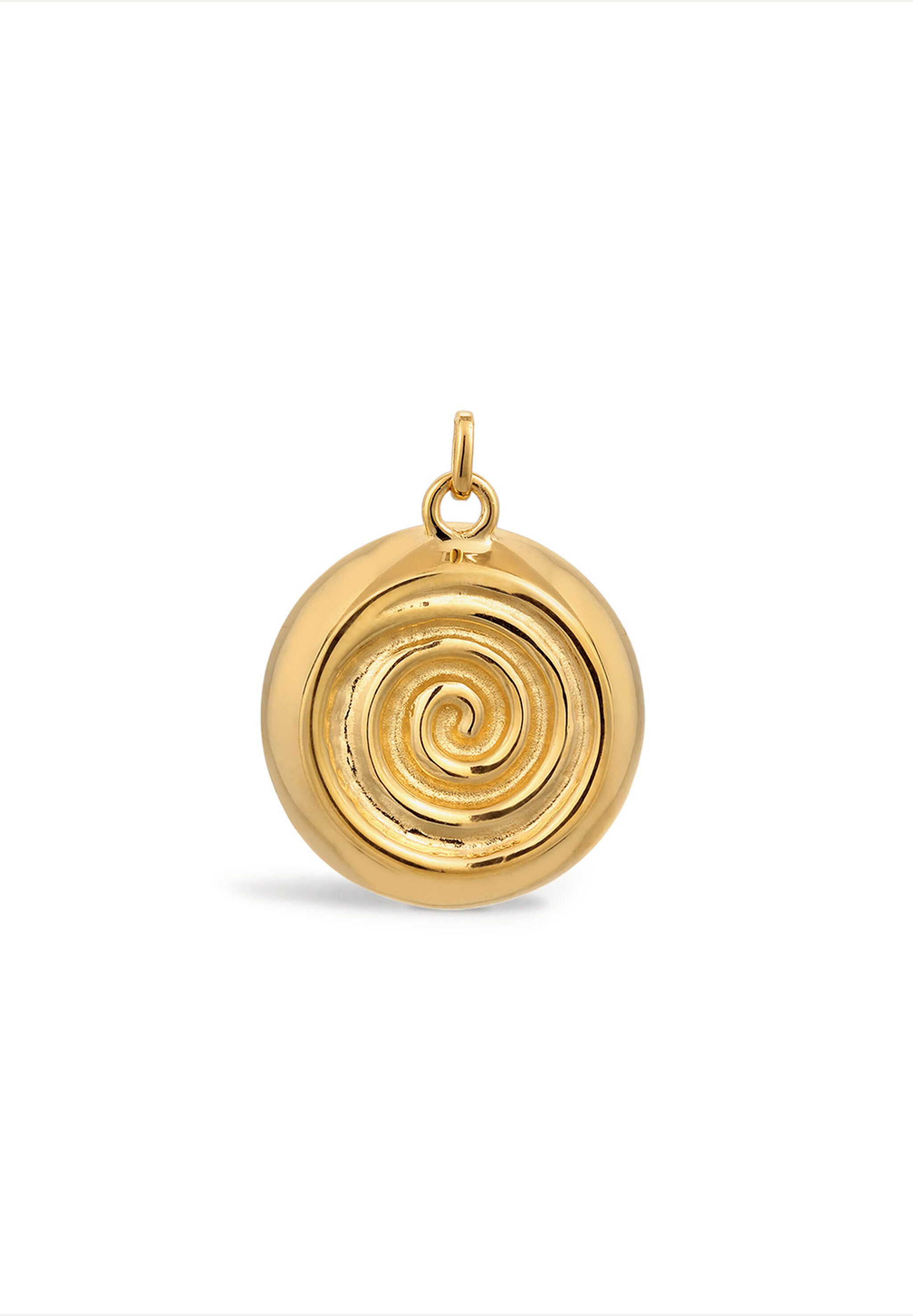 Stilnest Kettenanhänger Hypnotic Spirale 925 Sterling Silber