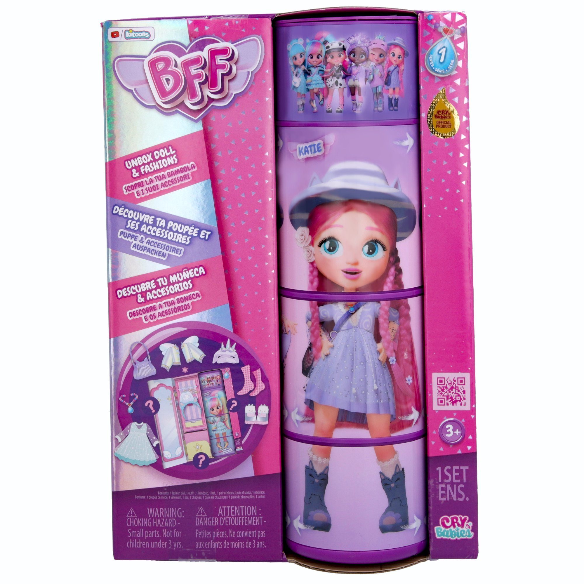 IMC Toys Babykleidung-Set – Mit Schnuller & Schuhen, 3-teilig, Zufälliges Modell (Mehrfarbig)