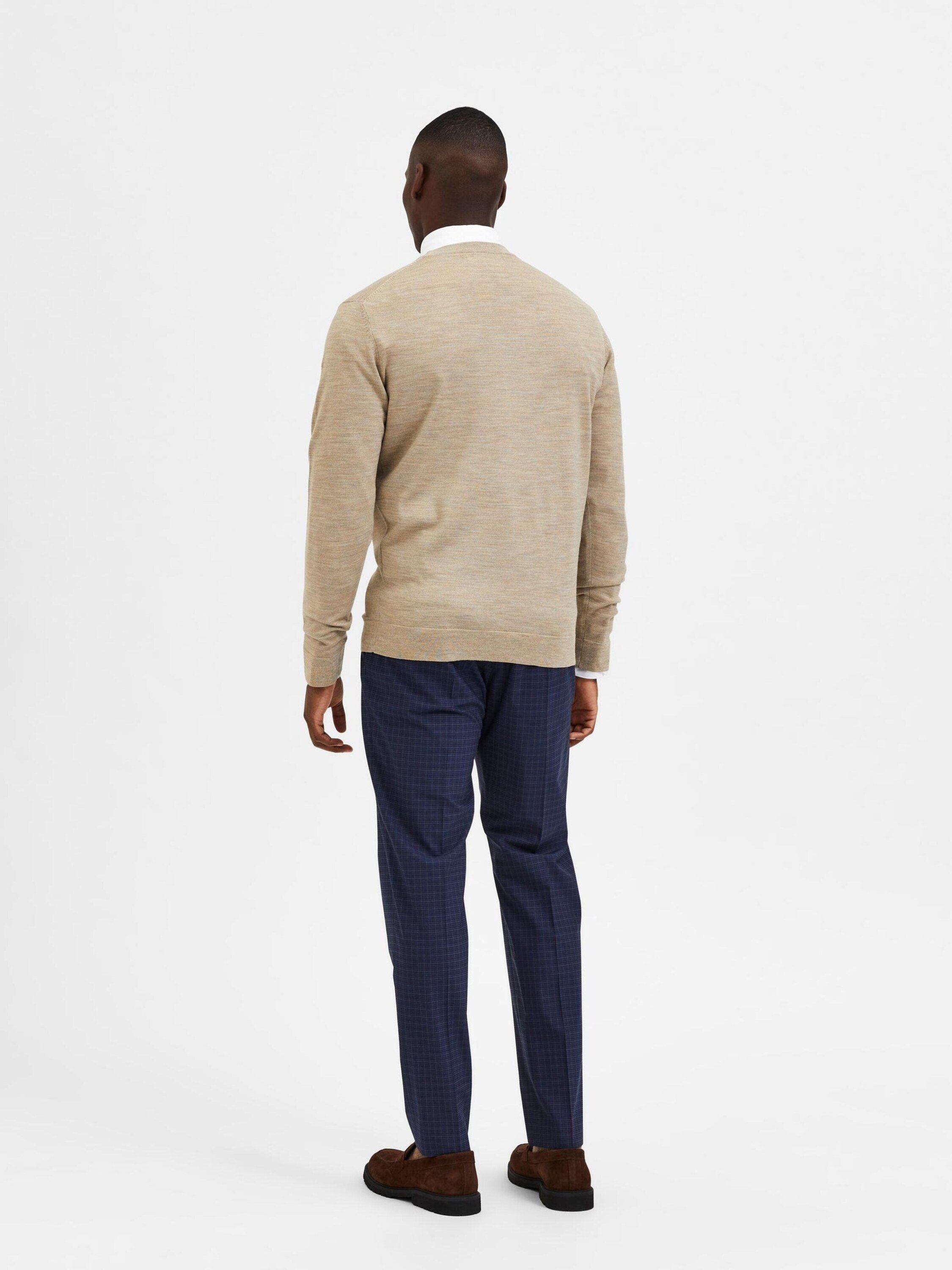 chashmere (1-tlg) SELECTED Strickpullover HOMME pure Town