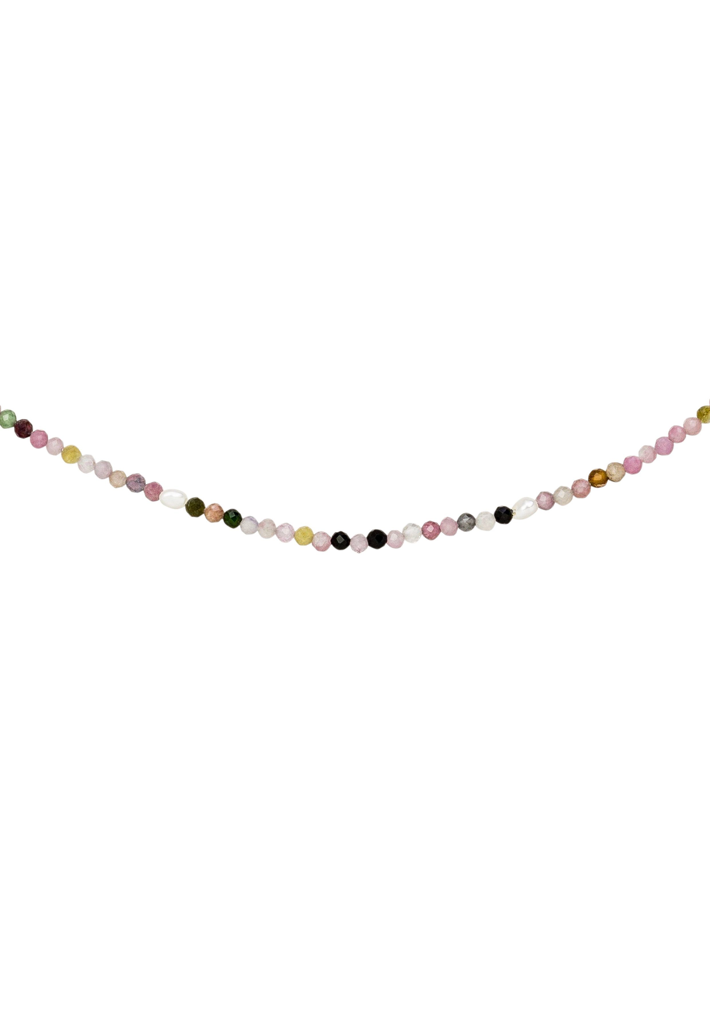 JOBO Kette ohne Anhänger, mit Perlen un...