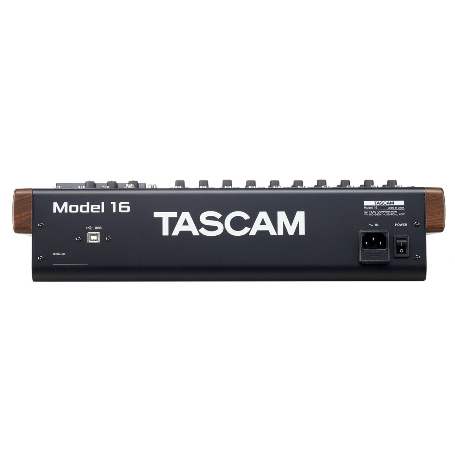 Tascam Tascam Model 16 Mischpult mit Speicherkarte 32GB Digitales Aufnahmegerät (Mischpult mit Audio-Interface)