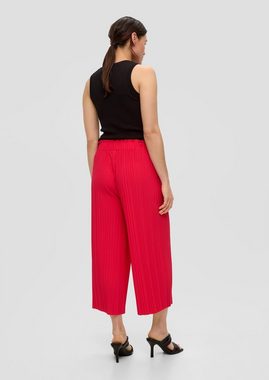 s.Oliver BLACK LABEL 7/8-Hose Culotte mit Plisséefalten