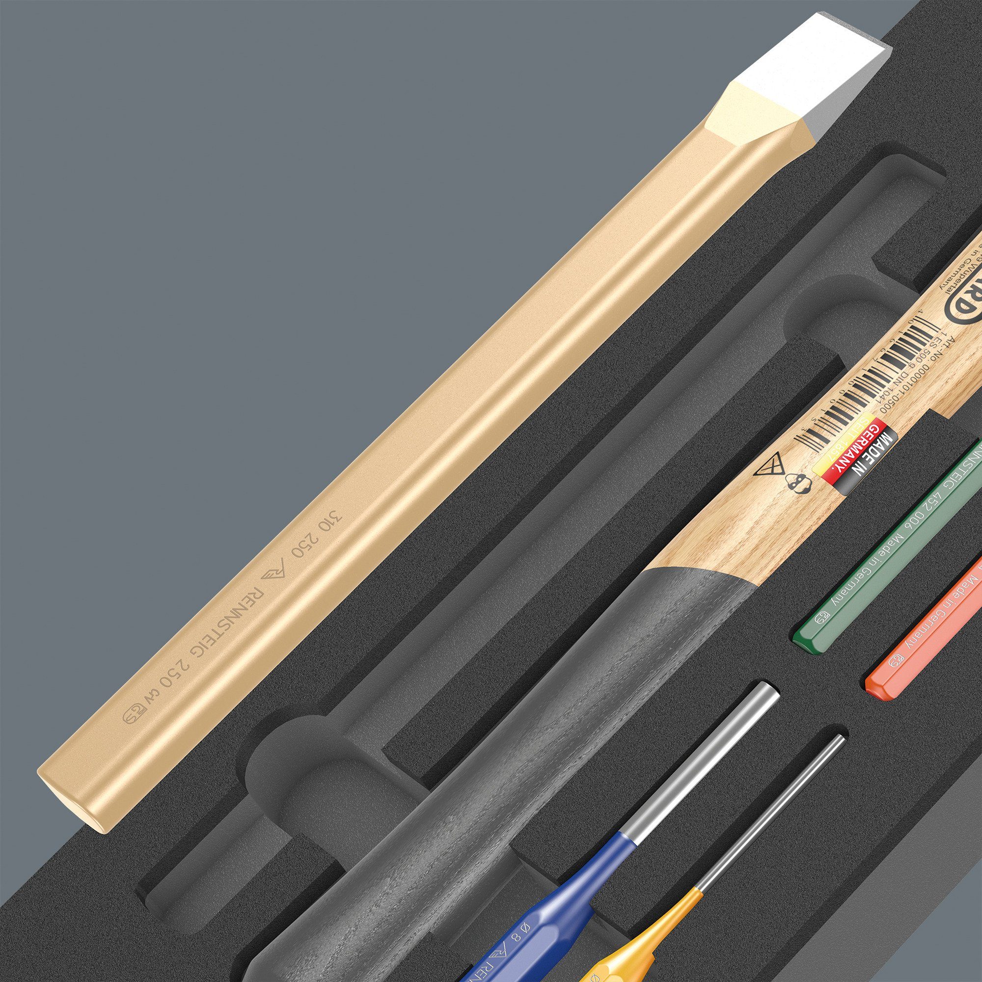 Wera Werkzeugbox Wera 9782 Schaumstoffeinlage Hammer-Set 1